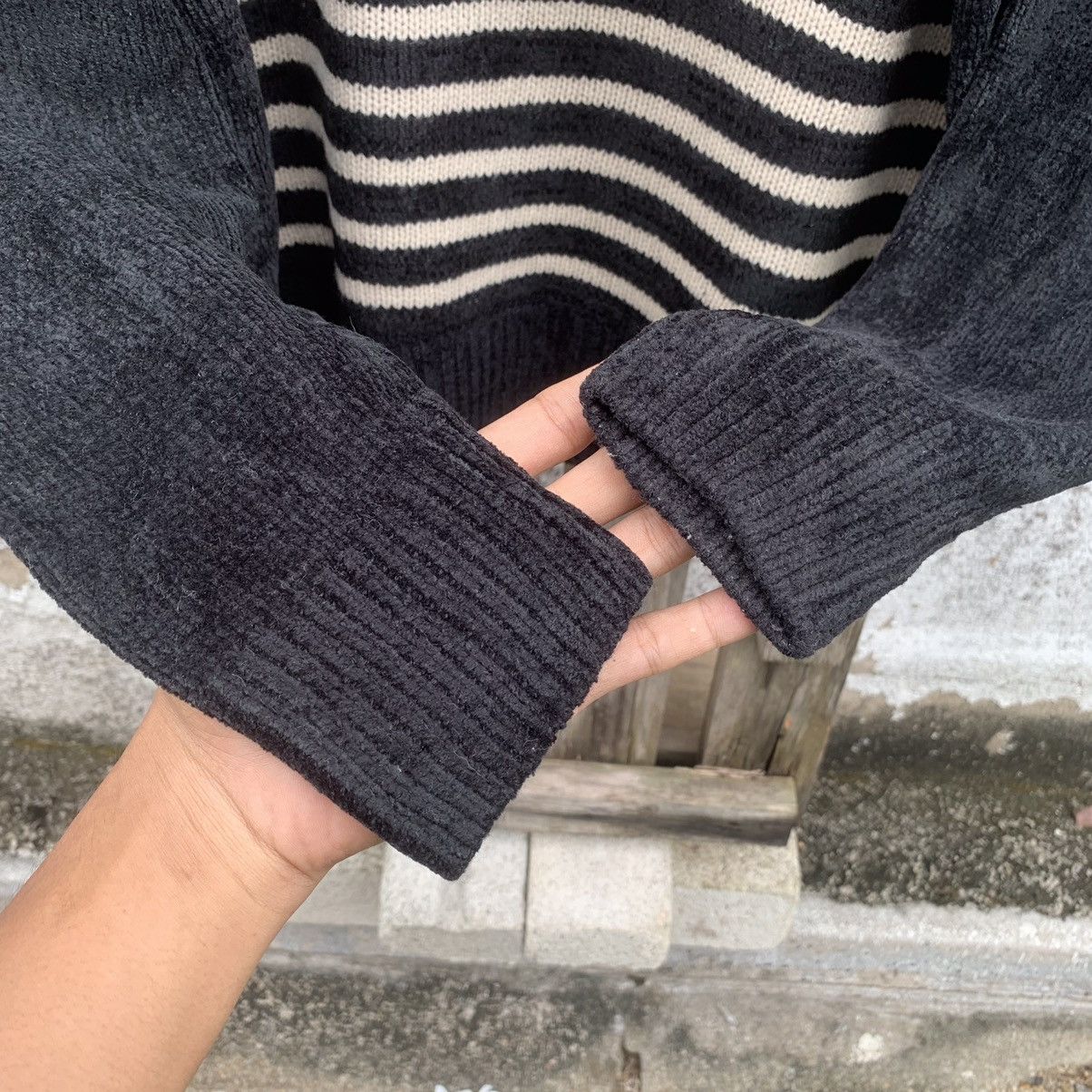 Japanese Brand Vintage Montery & Carmell Knit Crewneck Sweater Pullover Size US L / EU 52-54 / 3 - 5 Thumbnail