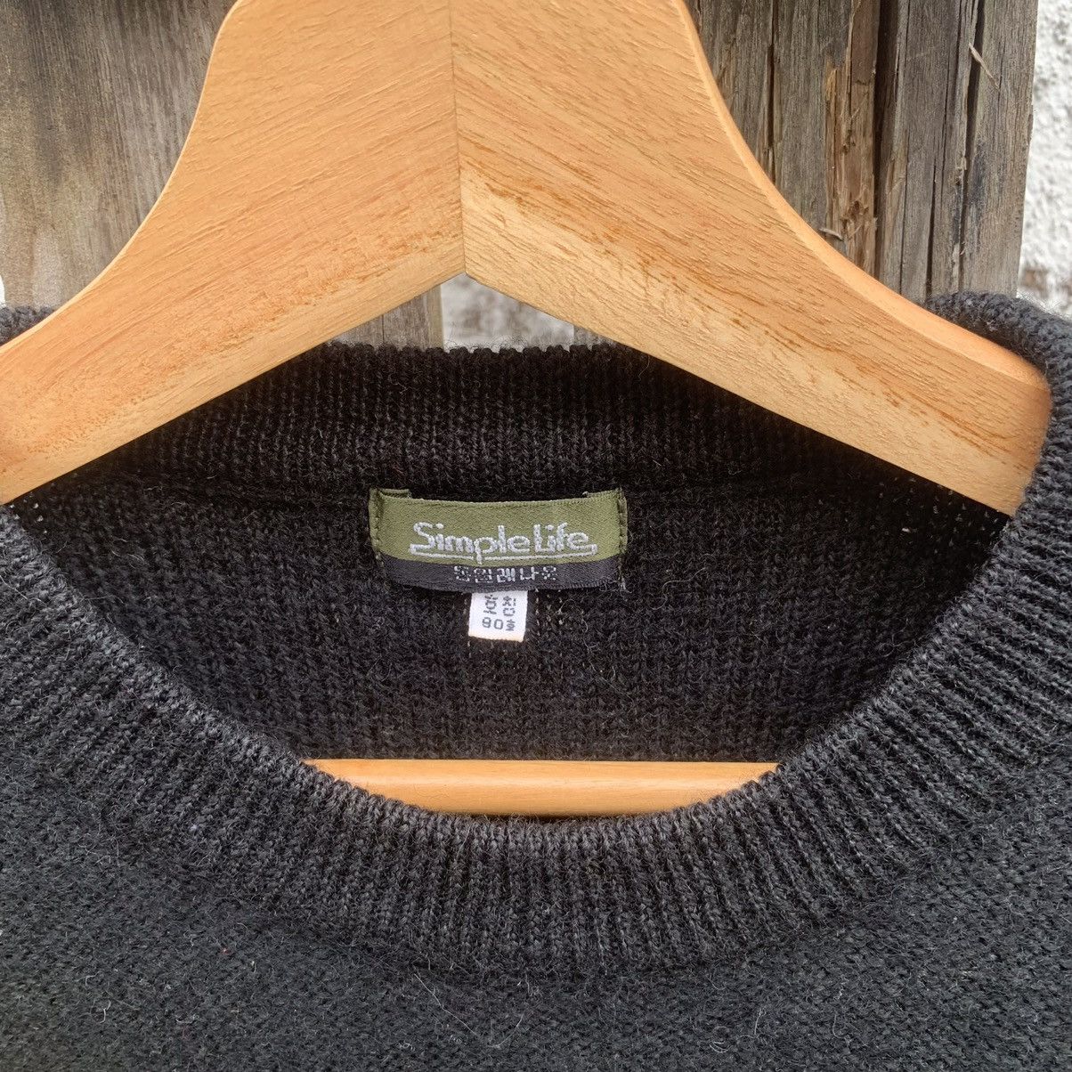 Aran Isles Knitwear × Japanese Brand Japanese Vintage MOHAIR Knit SIMPLE LIFE Sweater Pullover Size US S / EU 44-46 / 1 - 7 Thumbnail