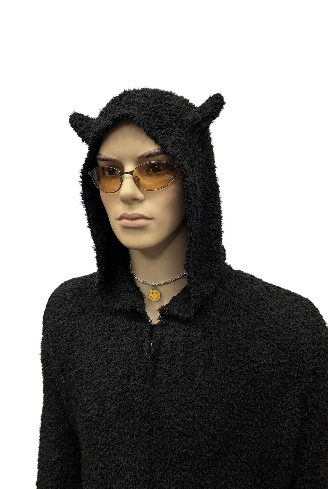 DC Comics × Designer × Japanese Brand BATMANxAIMERFEEL Soft Deep Pile Fluffy Fleece Horny Hoodie Size US M / EU 48-50 / 2 - 5 Thumbnail