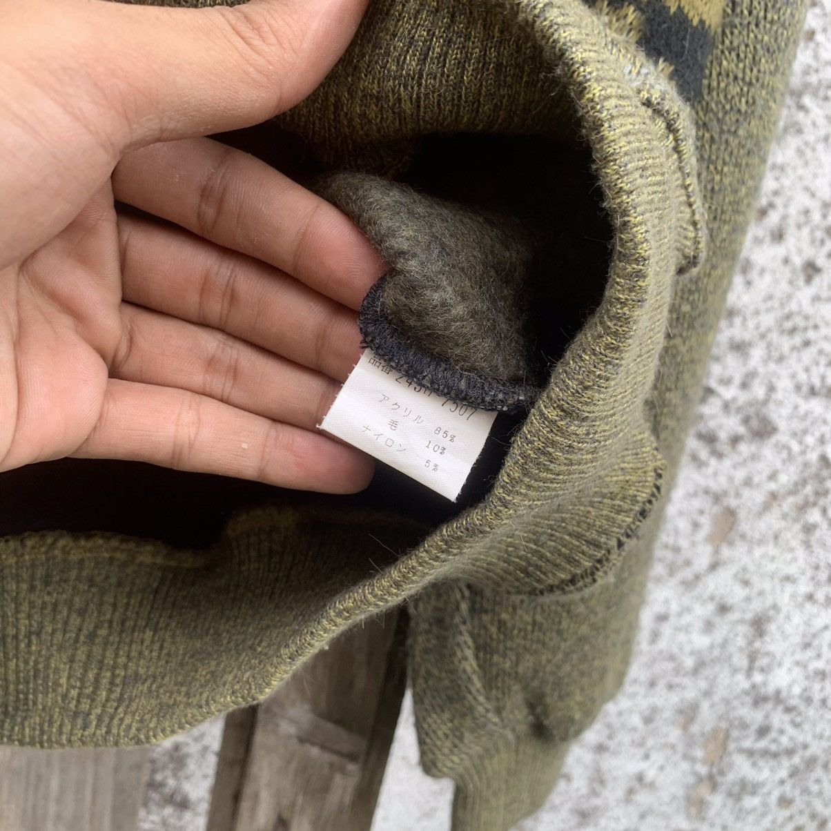 Aran Isles Knitwear × Japanese Brand Vintage Bob Jones Knit Full Printed Sweater Nice Graphic Size US L / EU 52-54 / 3 - 8 Thumbnail