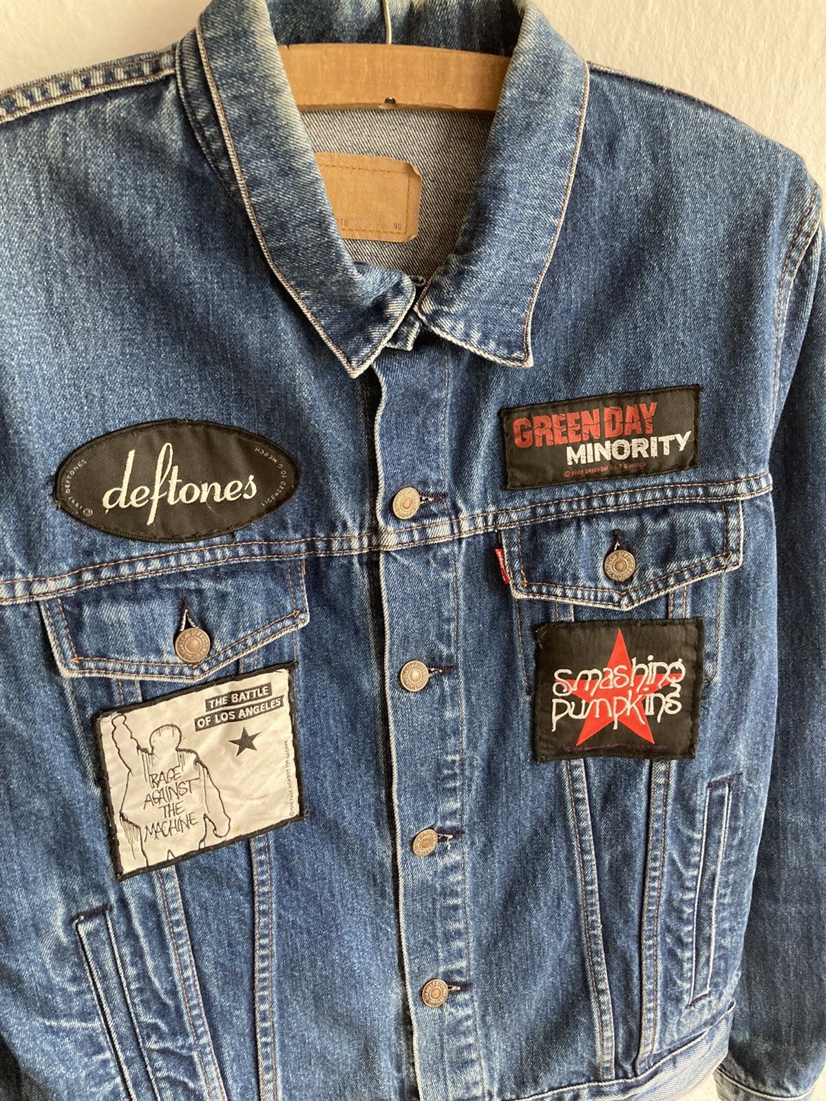 Vintage Levis Rock Band Denim Vintage Jacket Jeans Green Day Grailed