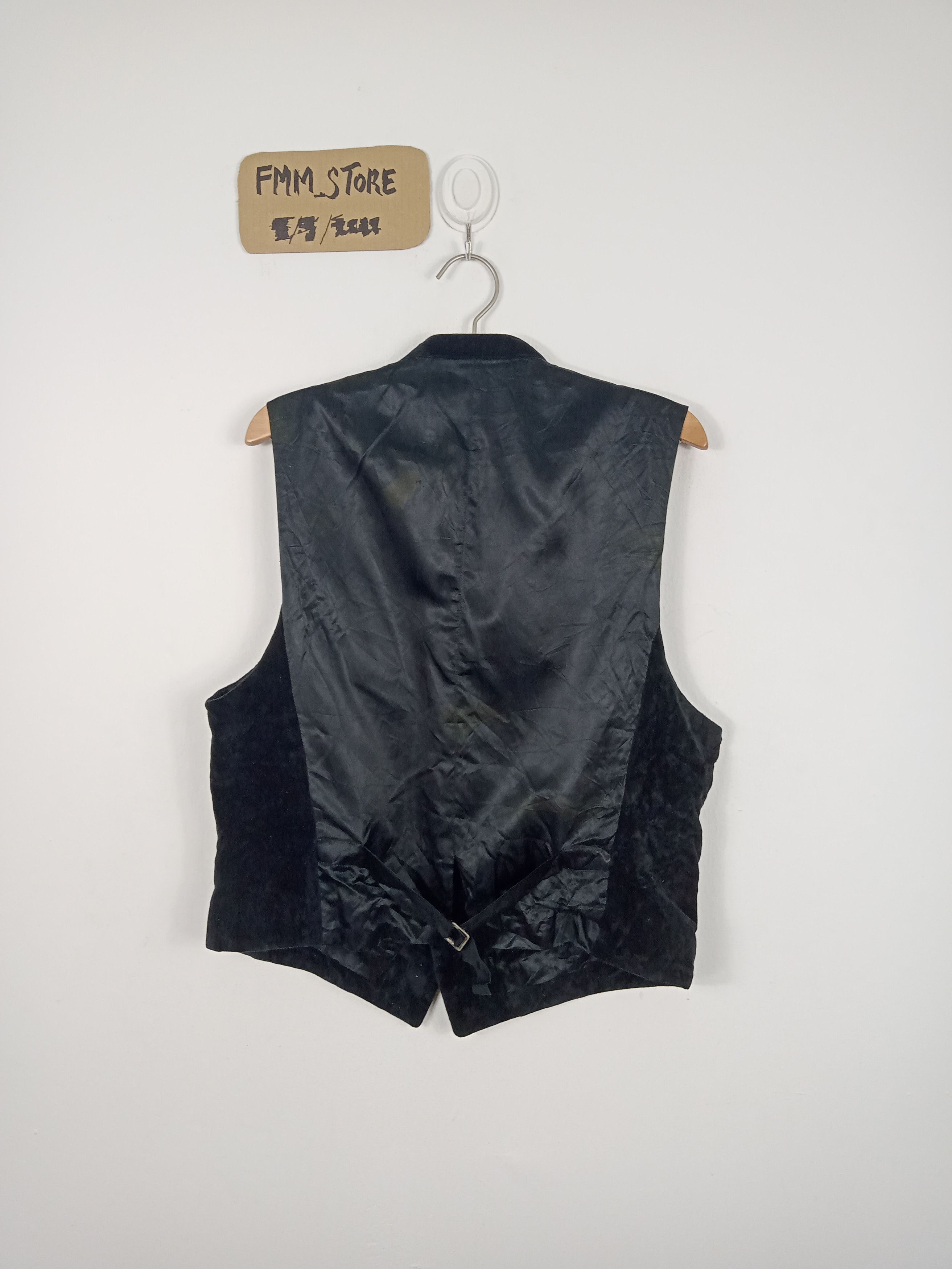 Kenzo Kenzo Formal Vest Black Velvet Size US L / EU 52-54 / 3 - 2 Thumbnail