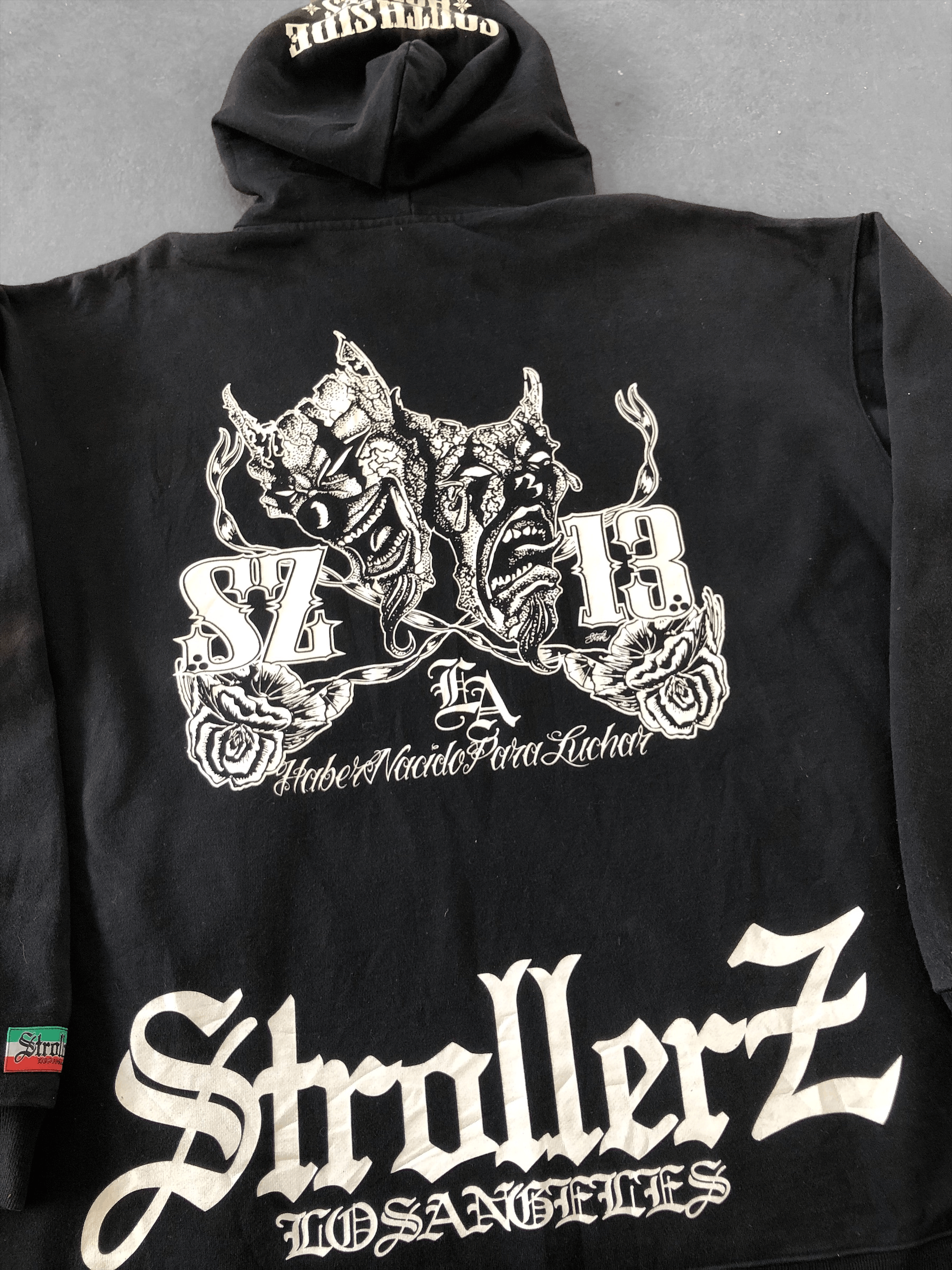 Japanese Brand STROLLERZ SOUTH SIDE HOMIES GANGSTA LA HOODIE OVERSIZED Size US XXL / EU 58 / 5 - 3 Thumbnail