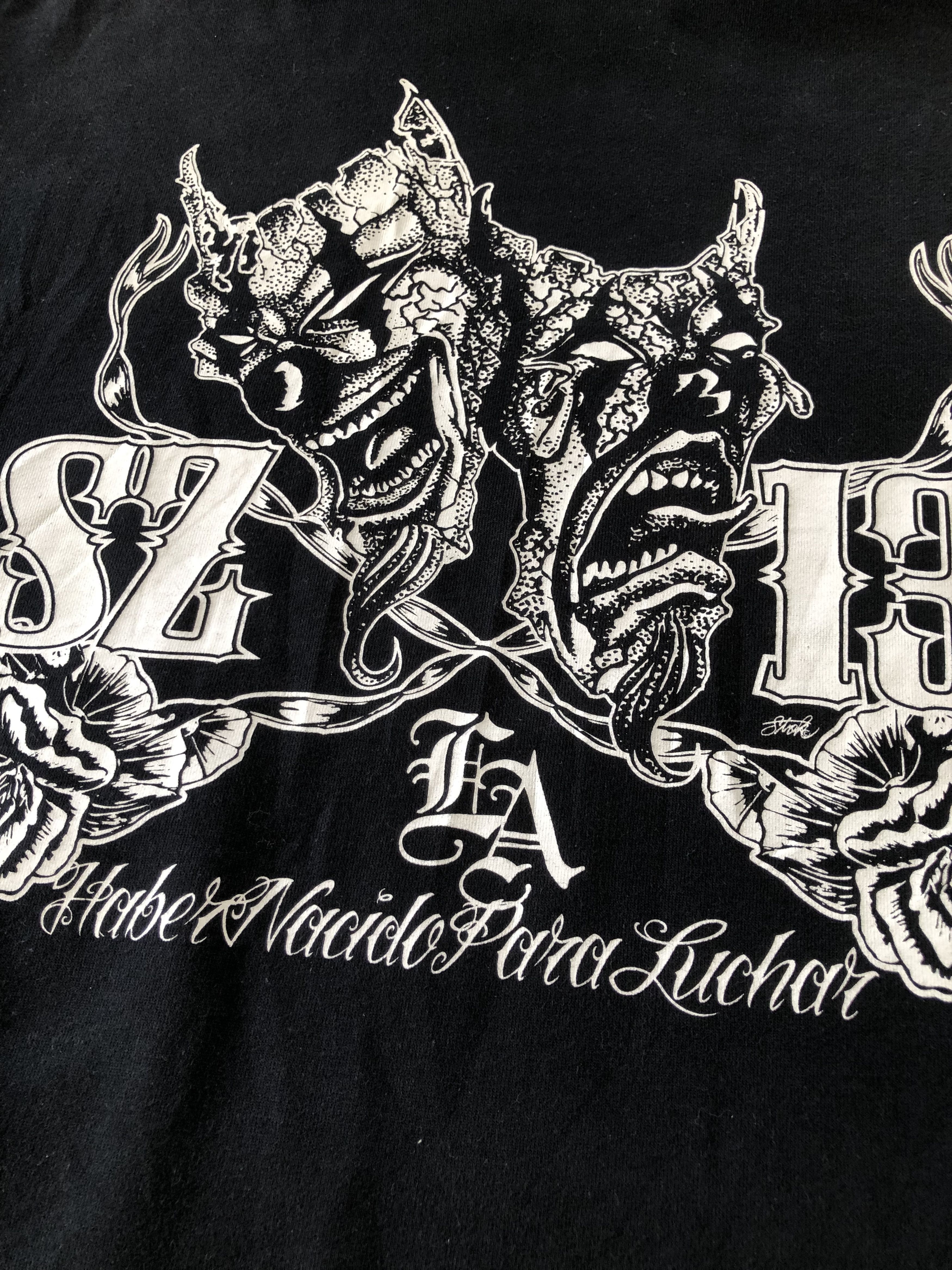 Japanese Brand STROLLERZ SOUTH SIDE HOMIES GANGSTA LA HOODIE OVERSIZED Size US XXL / EU 58 / 5 - 11 Thumbnail