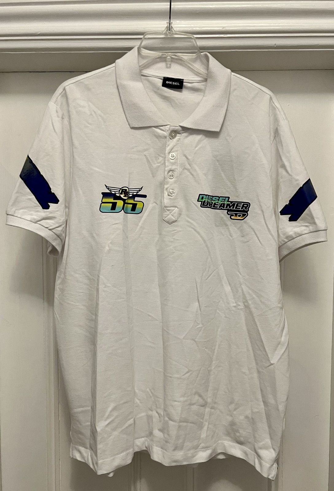 Designer Authentic Diesel Astars Aplinestars T Night New B Polo shirt Size US XL / EU 56 / 4 - 1 Thumbnail