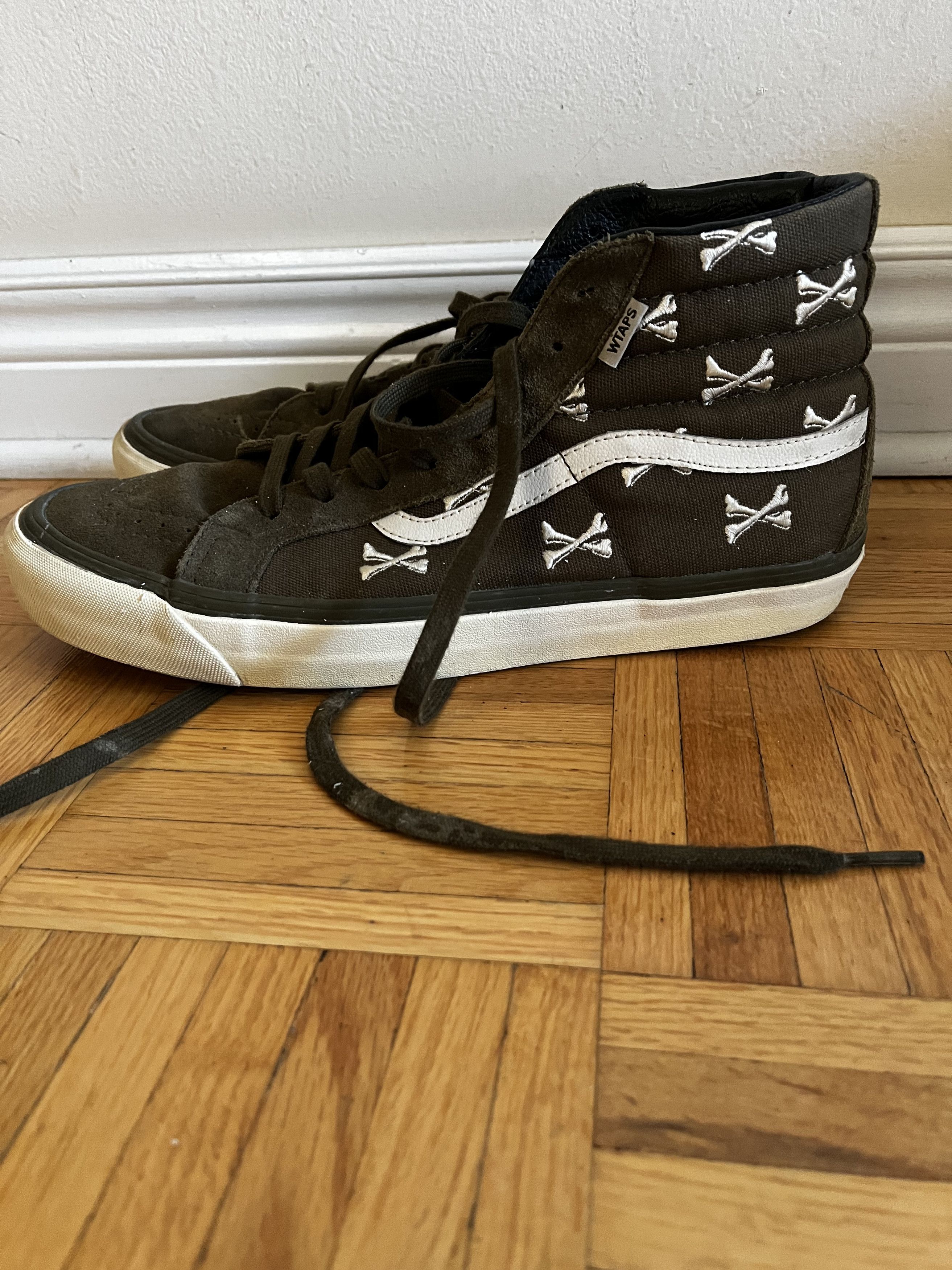 Vans × Wtaps VANS VAULT WTAPS SK8 HI CROSSBONES Size US 11.5 / EU 44-45 - 4 Thumbnail