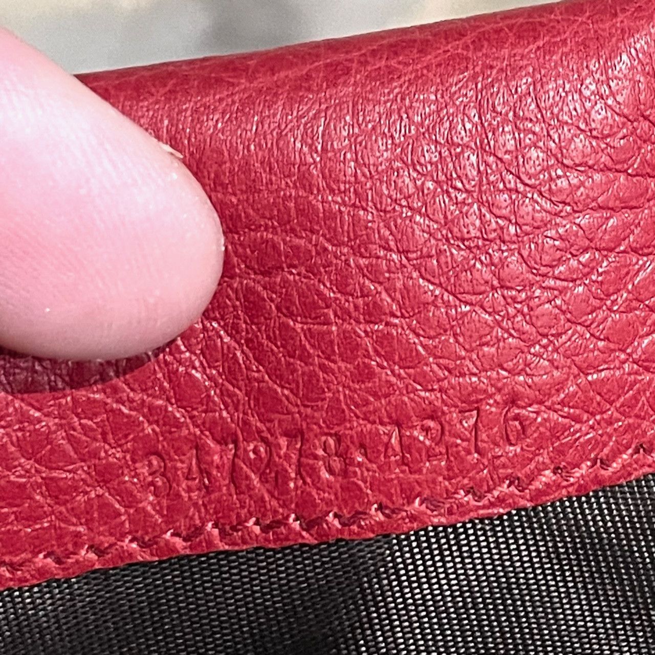 Gucci Gucci Red Bamboo Wallet Size ONE SIZE - 9 Thumbnail