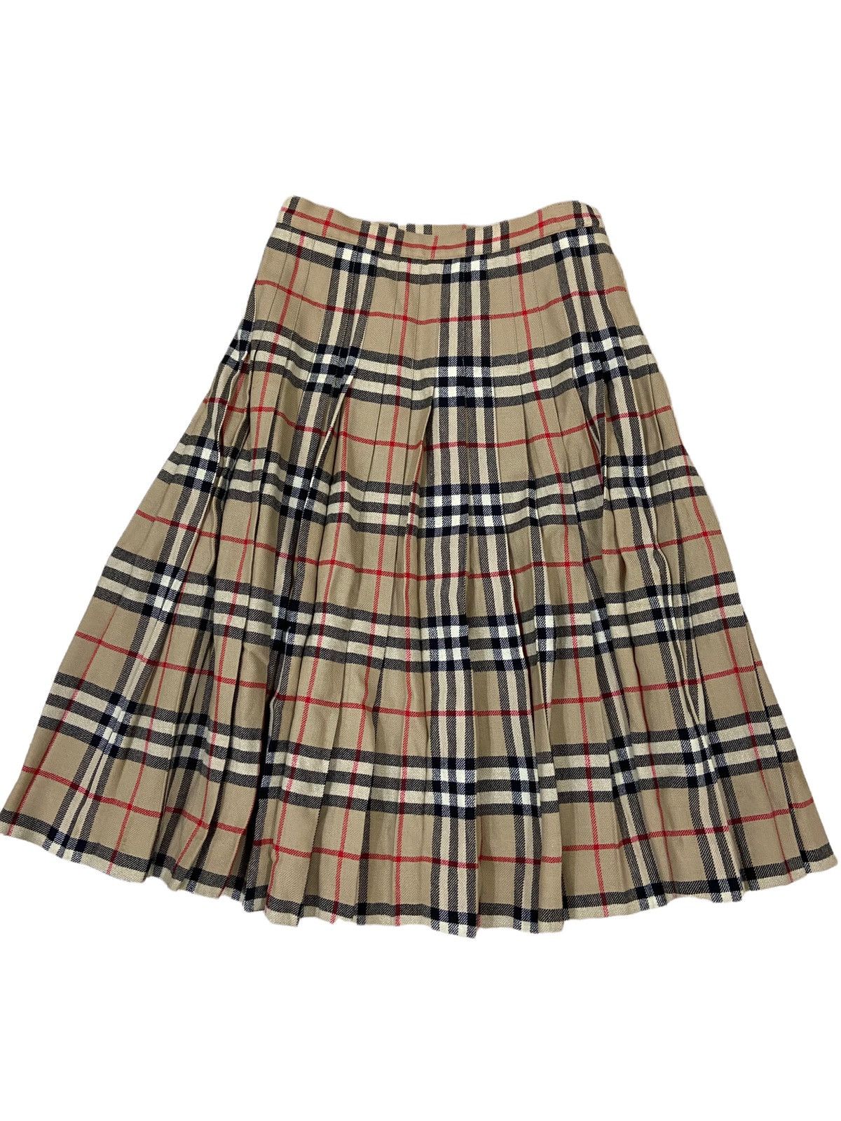 Burberry 1980s NOVA CHECK BONDAGE TARTAN SKIRT Size 30" / US 8 / IT 44 - 3 Thumbnail