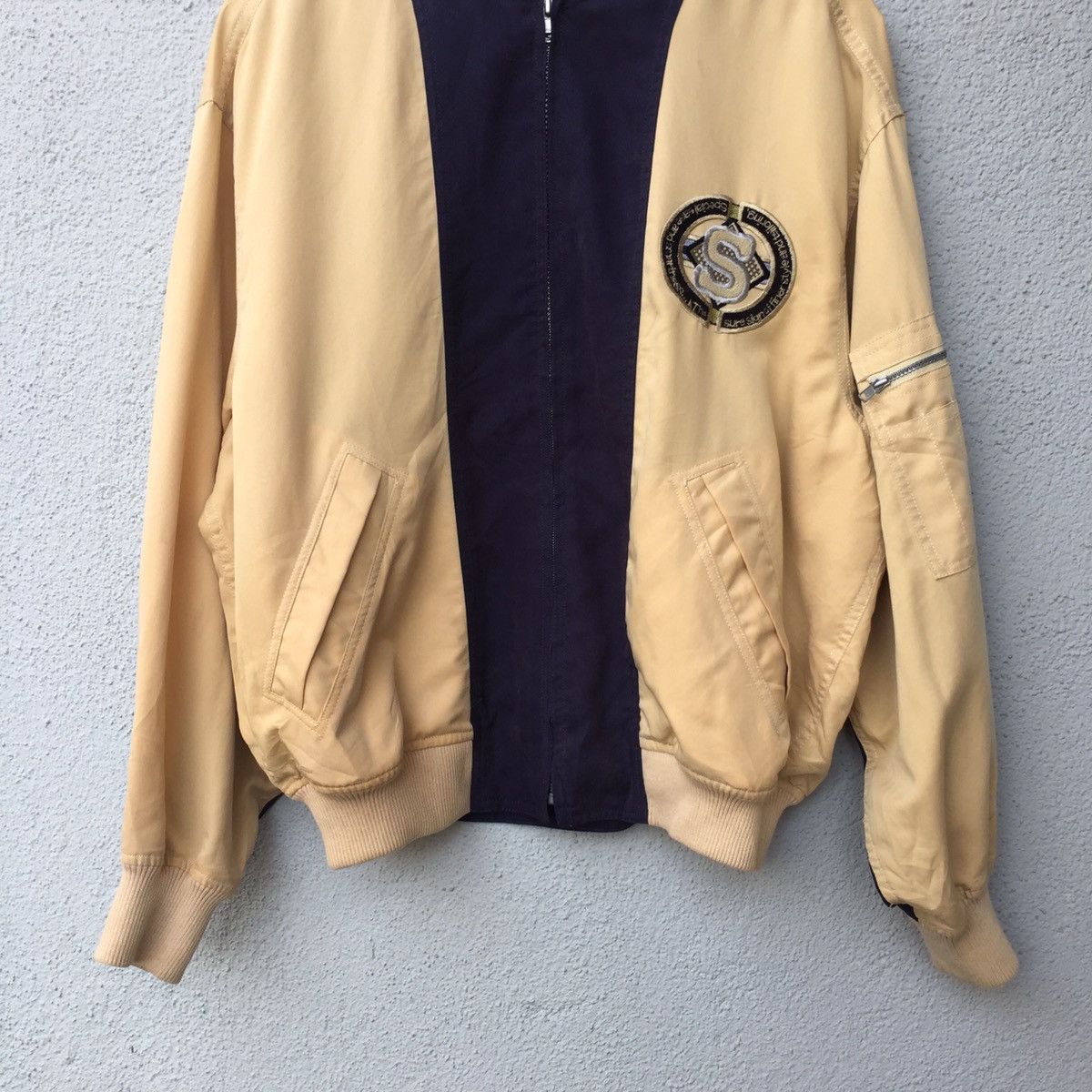 Japanese Brand Vintage Santa Fe Embroidered Big Logo Bomber Jacket Size US XL / EU 56 / 4 - 4 Thumbnail