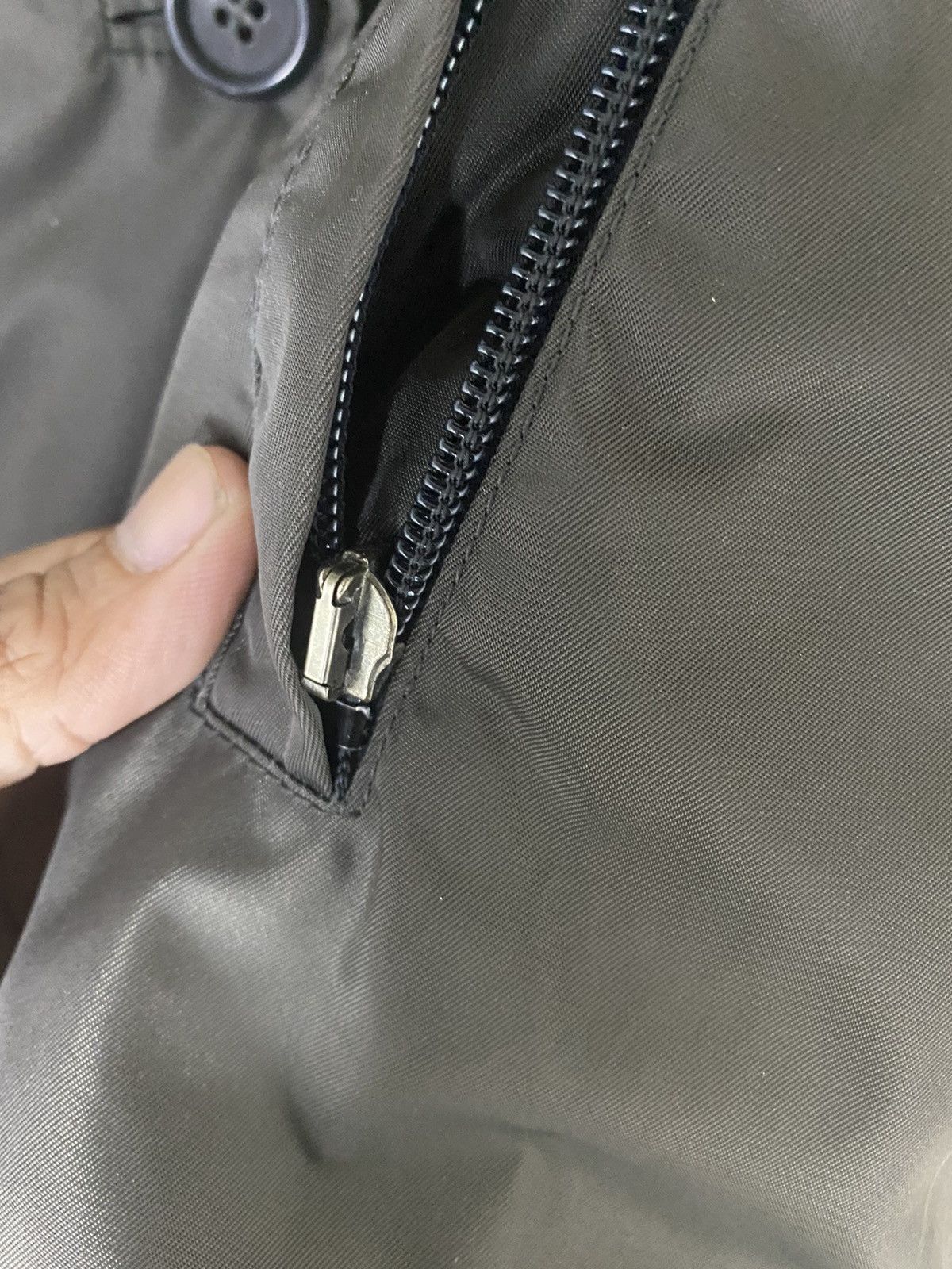 Prada Made in Italy Prada Nylon Long Jacket Double Breast Design Size US S / EU 44-46 / 1 - 6 Thumbnail