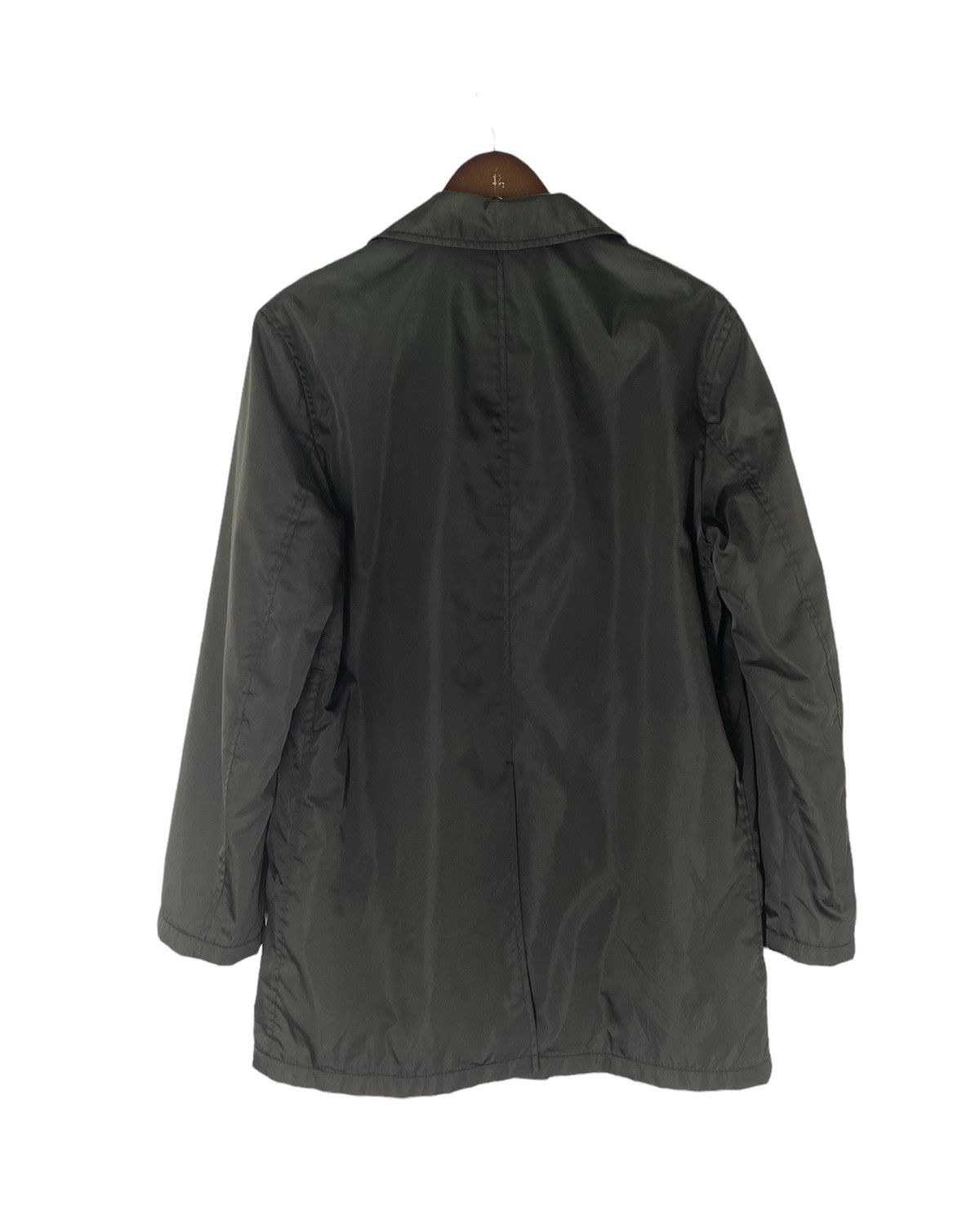 Prada Made in Italy Prada Nylon Long Jacket Double Breast Design Size US S / EU 44-46 / 1 - 2 Thumbnail