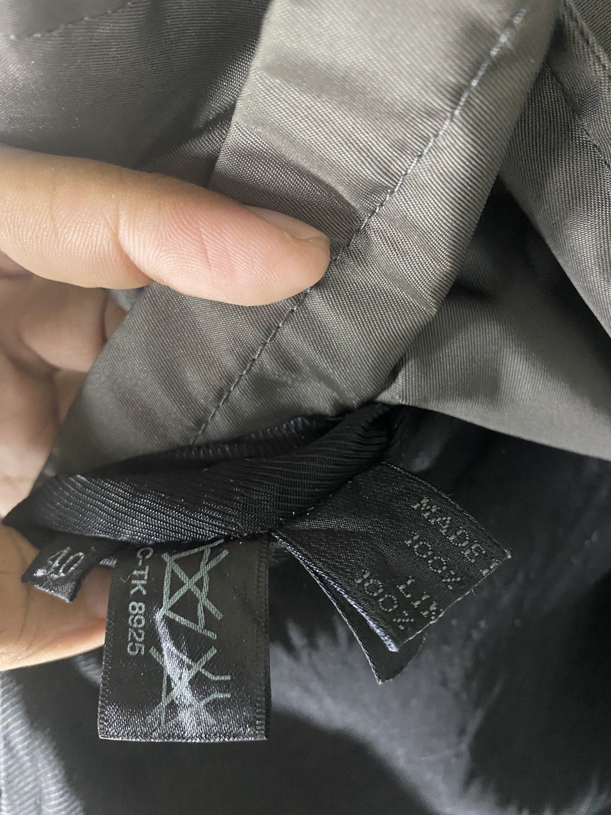 Prada Made in Italy Prada Nylon Long Jacket Double Breast Design Size US S / EU 44-46 / 1 - 8 Thumbnail