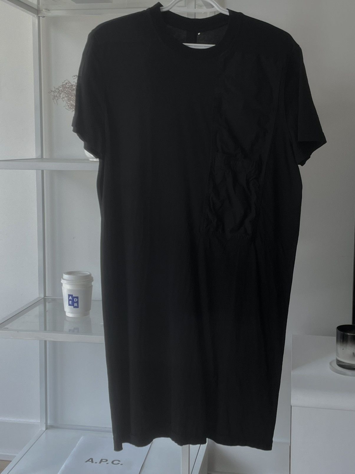 Rick Owens Maxi black T-Shirt - DRKSHD Size US M / EU 48-50 / 2 - 2 Thumbnail