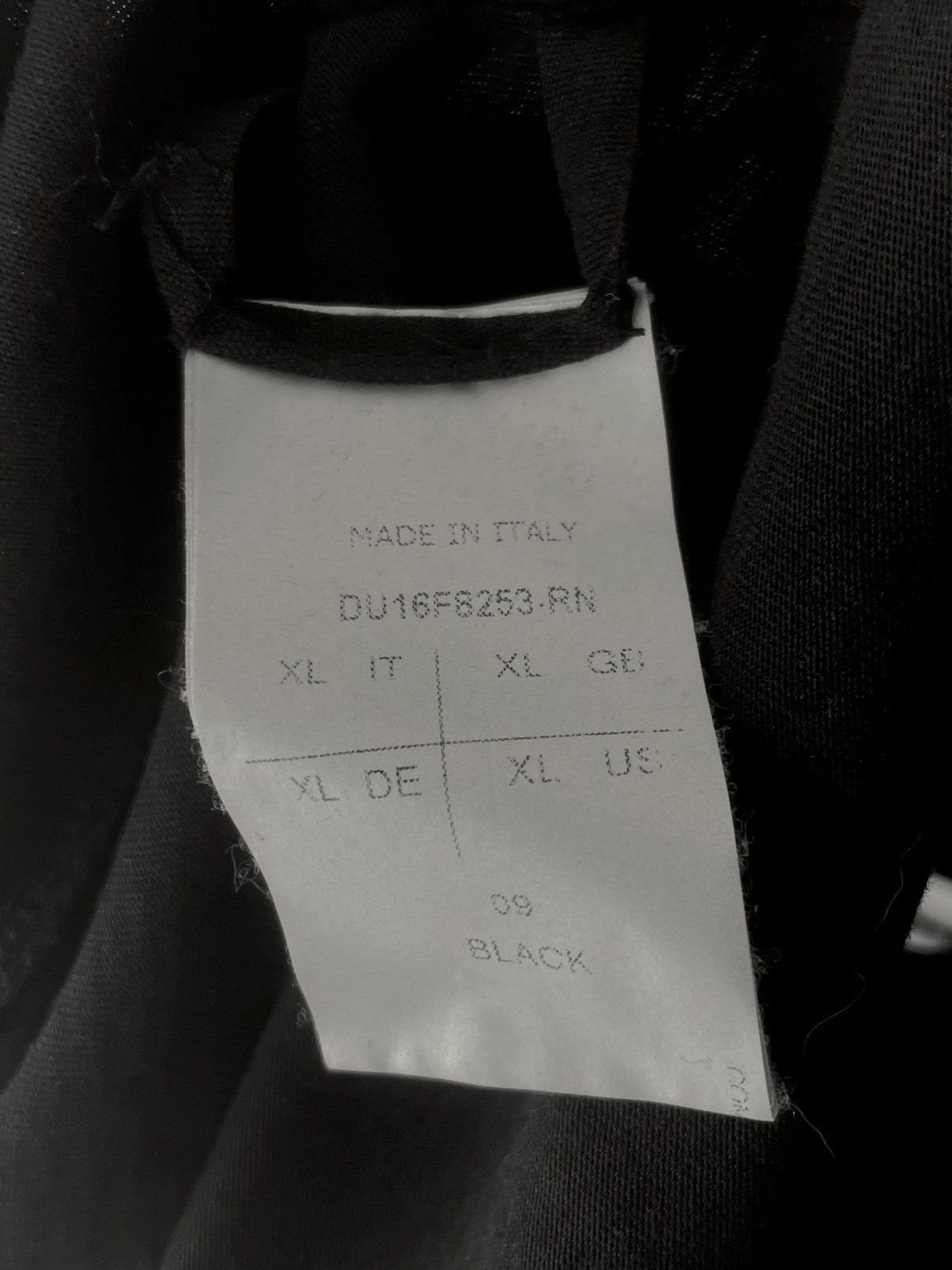Rick Owens Maxi black T-Shirt - DRKSHD Size US M / EU 48-50 / 2 - 6 Thumbnail