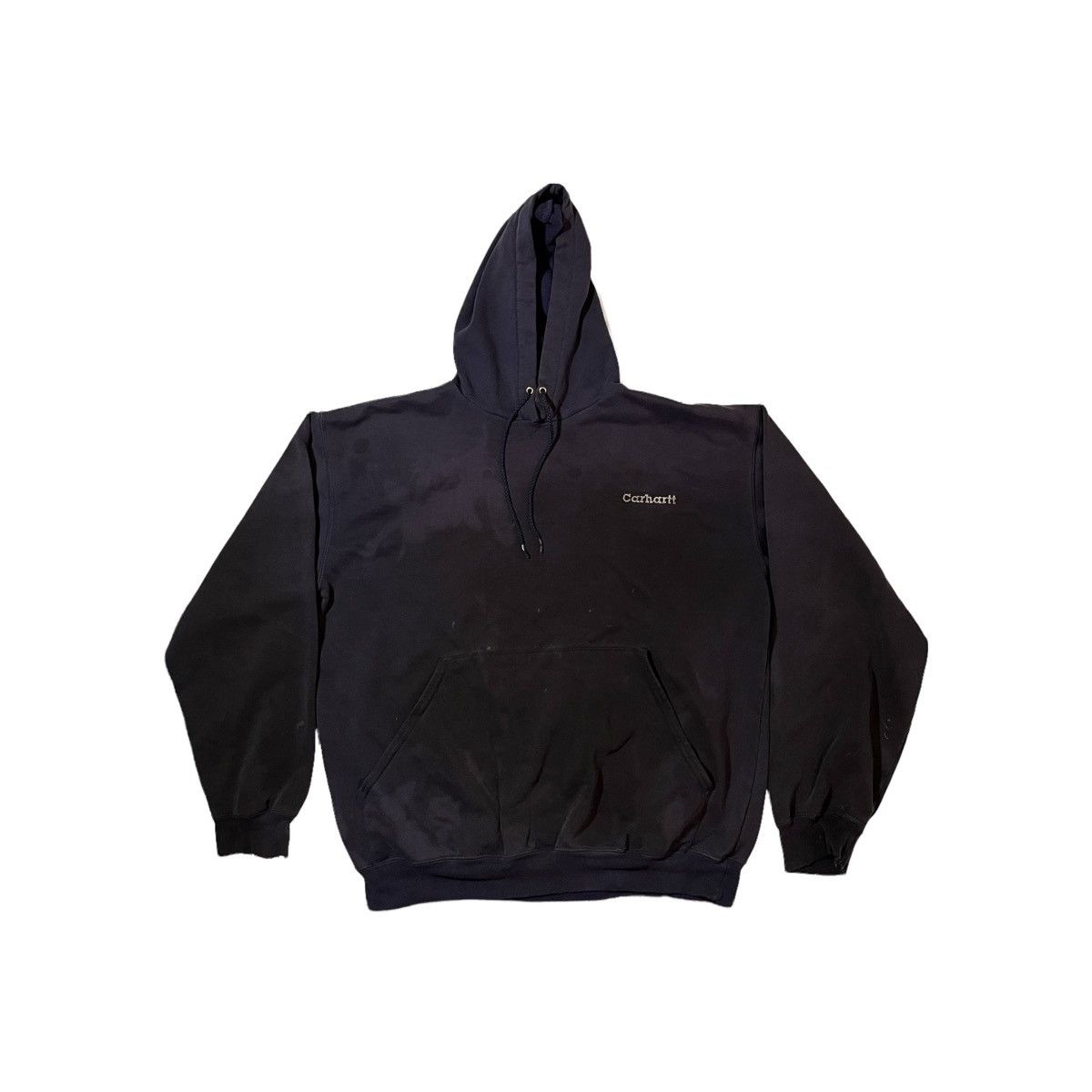 Carhartt × Vintage Distressed Carhartt Embroidered Spellout Hoodie Size US L / EU 52-54 / 3 - 1 Thumbnail