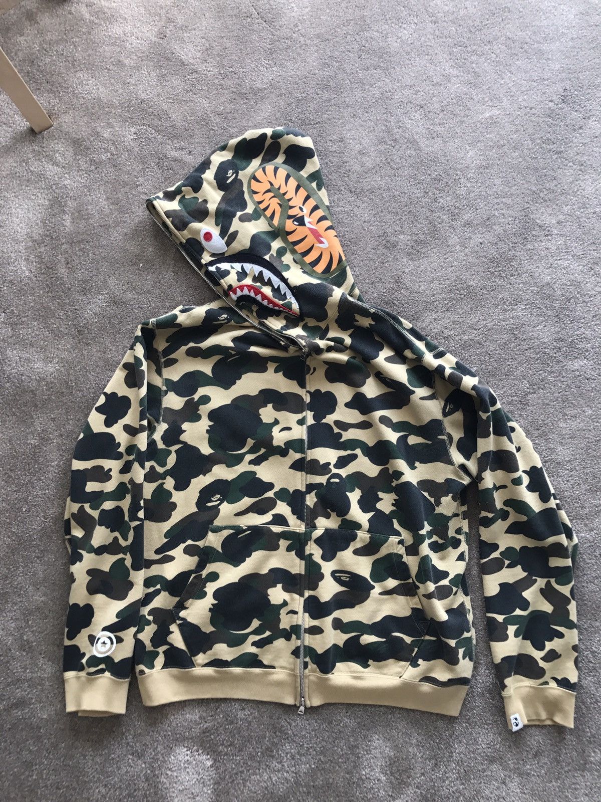 Bape OG Camo Shark Hoodie World Gone Mad Grailed