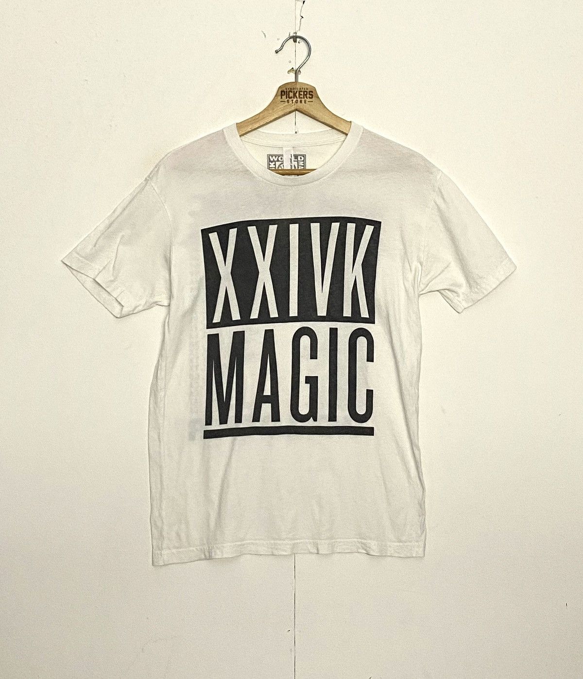 Band Tees × Star Of Hollywood Bruno Mars 24k Magic World Tour 2017 tee White Small Size US XXS / EU 40 - 1 Thumbnail