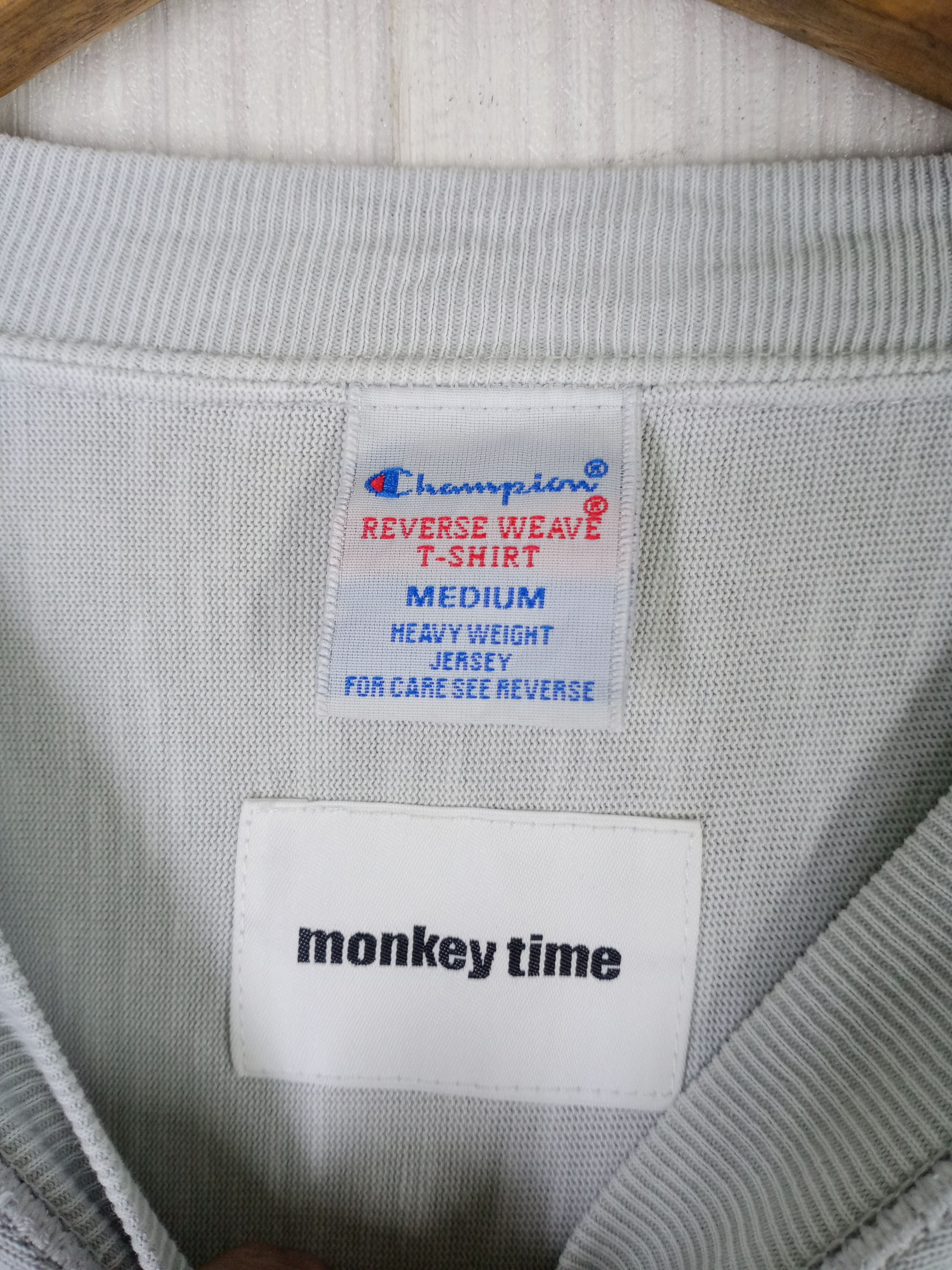 Champion × monkey time Collaboration Monkey Time X Champion Reverse Weave Tshirt Size US M / EU 48-50 / 2 - 2 Thumbnail