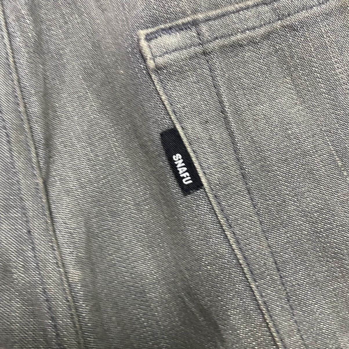 Japanese Brand SNAFU Situation Normal All Fuckup Denim Baggy Jeans Size US 34 / EU 50 - 14 Thumbnail