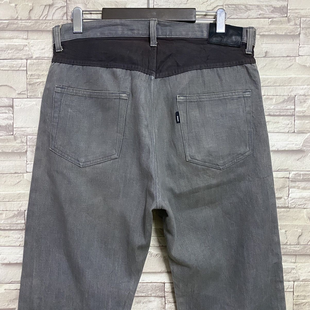 Japanese Brand SNAFU Situation Normal All Fuckup Denim Baggy Jeans Size US 34 / EU 50 - 10 Thumbnail