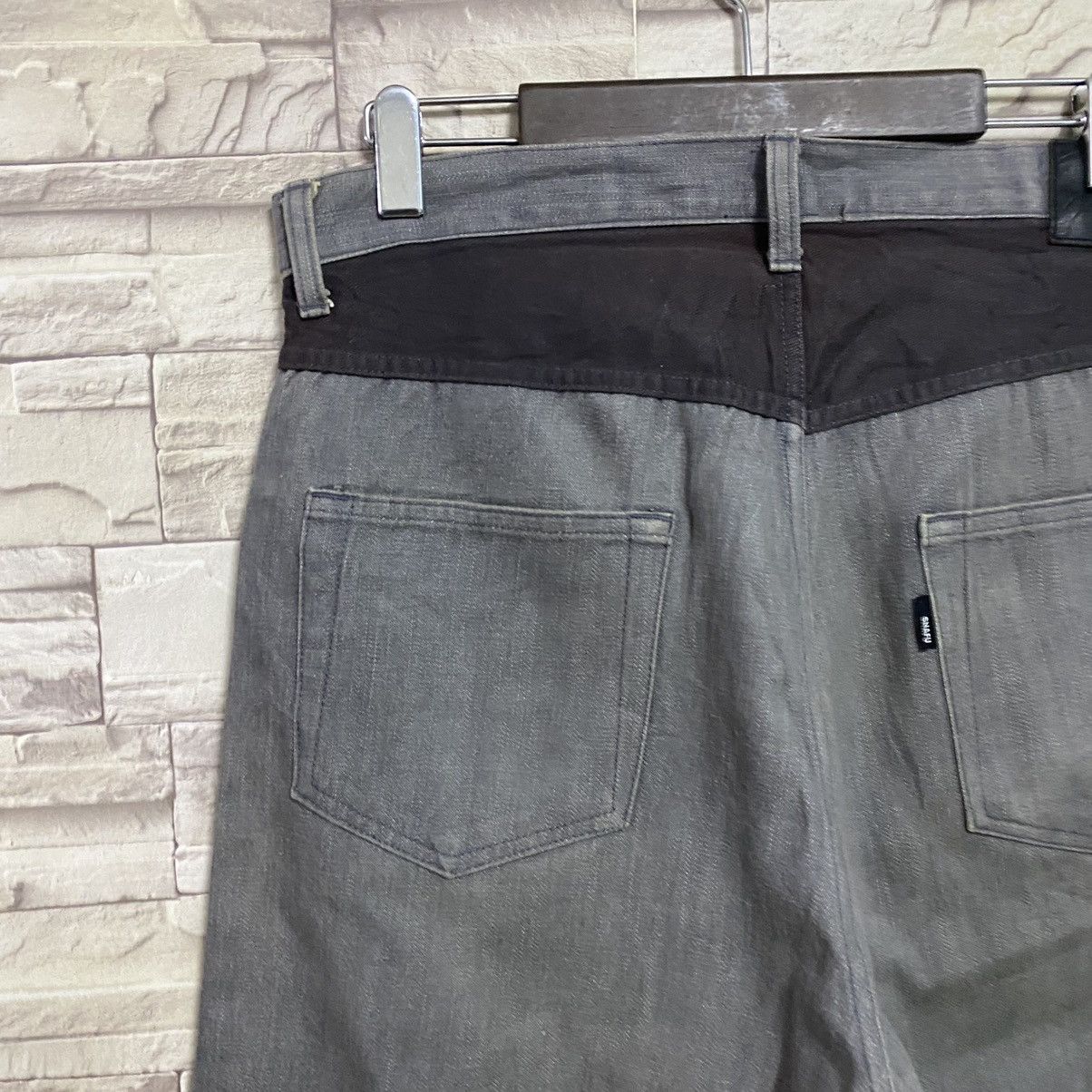 Japanese Brand SNAFU Situation Normal All Fuckup Denim Baggy Jeans Size US 34 / EU 50 - 12 Thumbnail