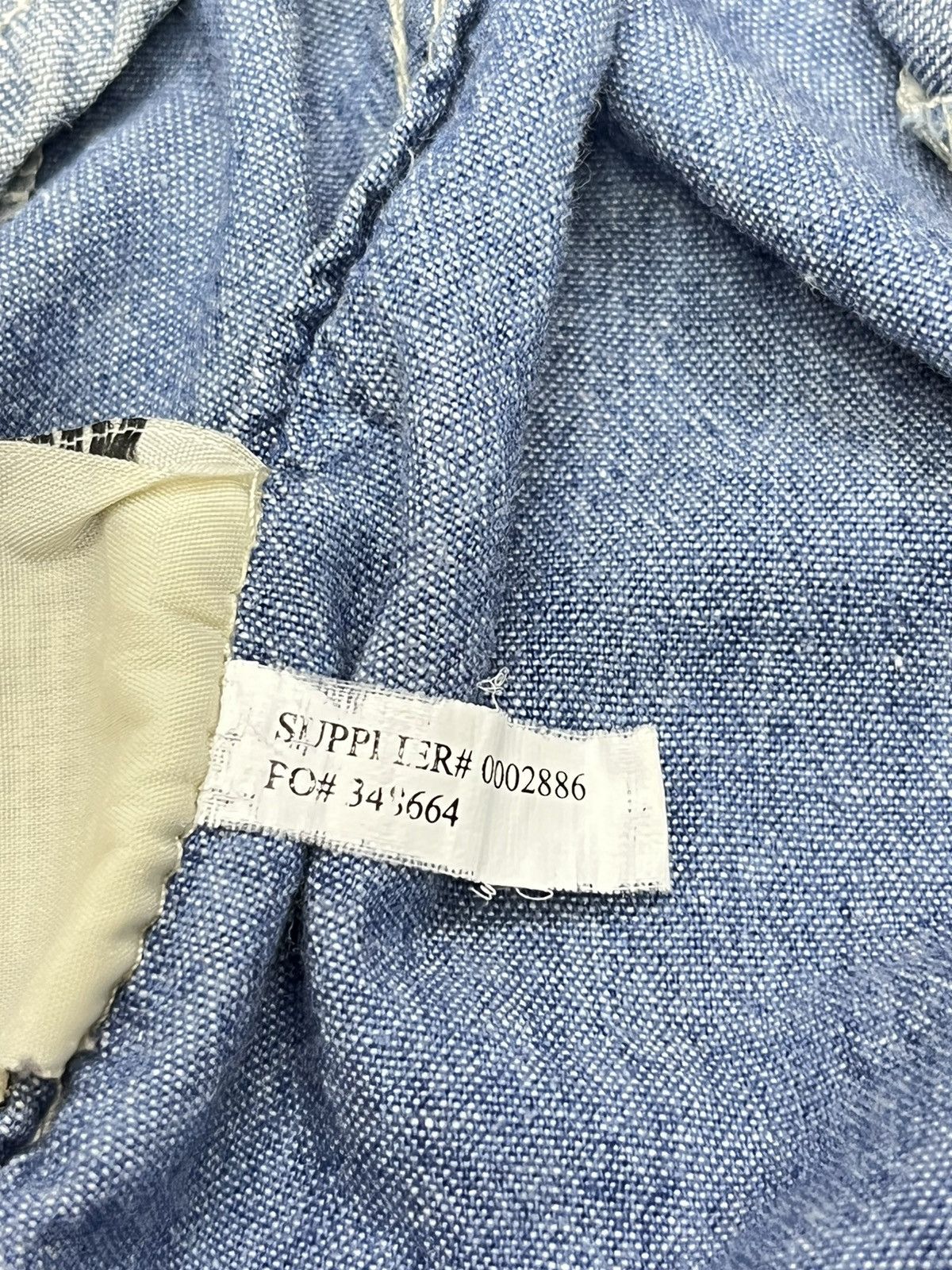 Denim & Supply Ralph Lauren 🔥Vintage RALPH LAUREN Acid Wash Patchwork Shirt Size US S / EU 44-46 / 1 - 8 Thumbnail
