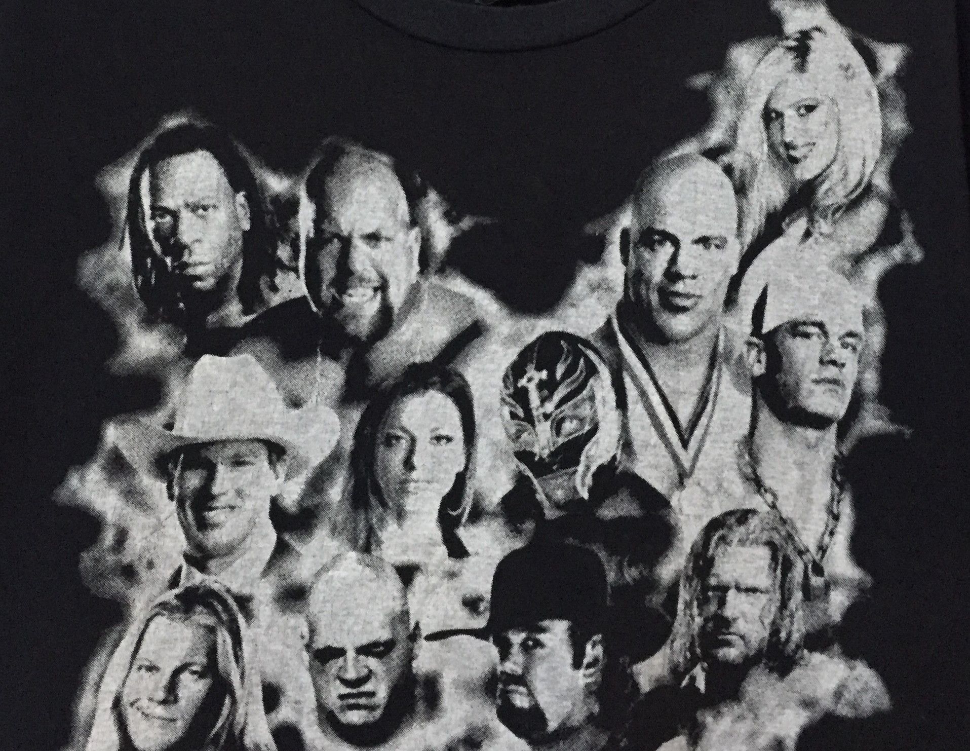 PPFM VINTAGE 00s WWE SMACKDOWN SUPERSTAR ROSTER PPFM TSHIRT Size US L / EU 52-54 / 3 - 5 Thumbnail