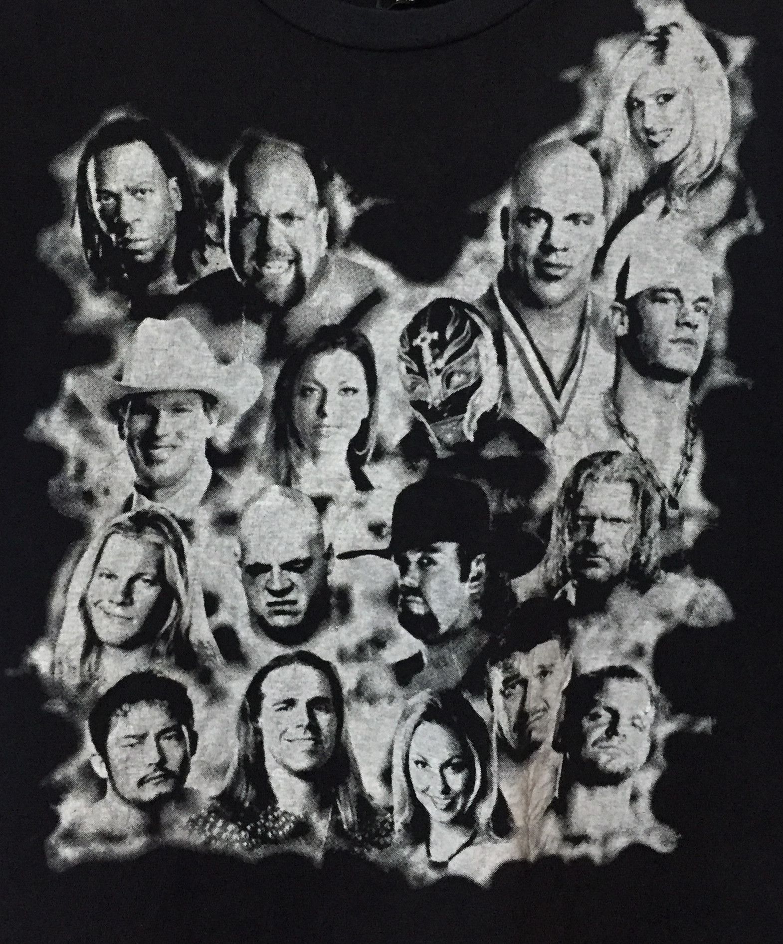 PPFM VINTAGE 00s WWE SMACKDOWN SUPERSTAR ROSTER PPFM TSHIRT Size US L / EU 52-54 / 3 - 3 Thumbnail