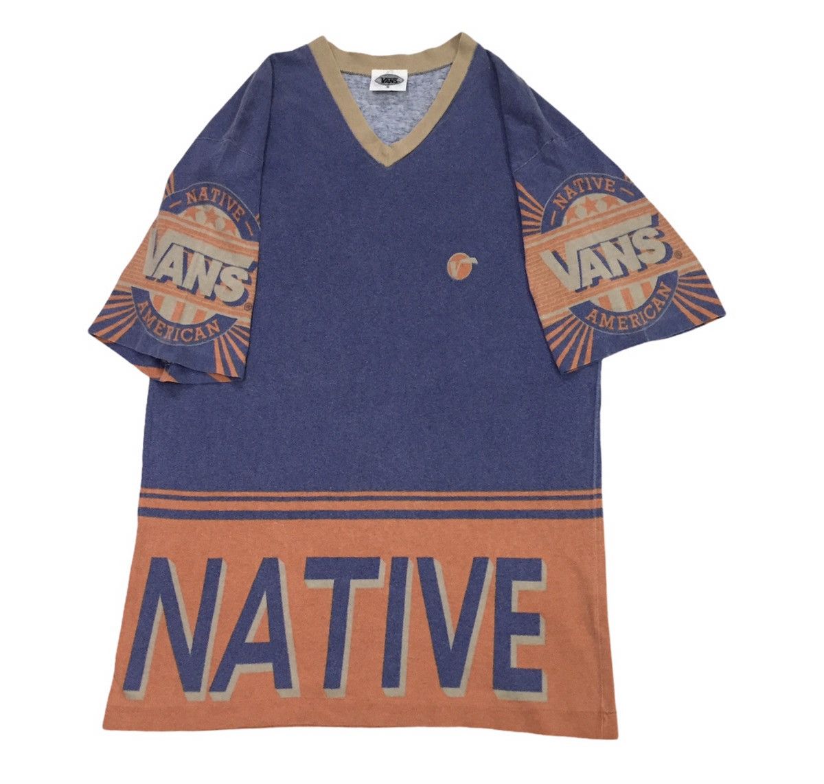 Powell Peralta VINTAGE 90s VANS USA NATIVE OG SKATEBOARDS BRAND LOGO TSHIRT Size US M / EU 48-50 / 2 - 5 Thumbnail