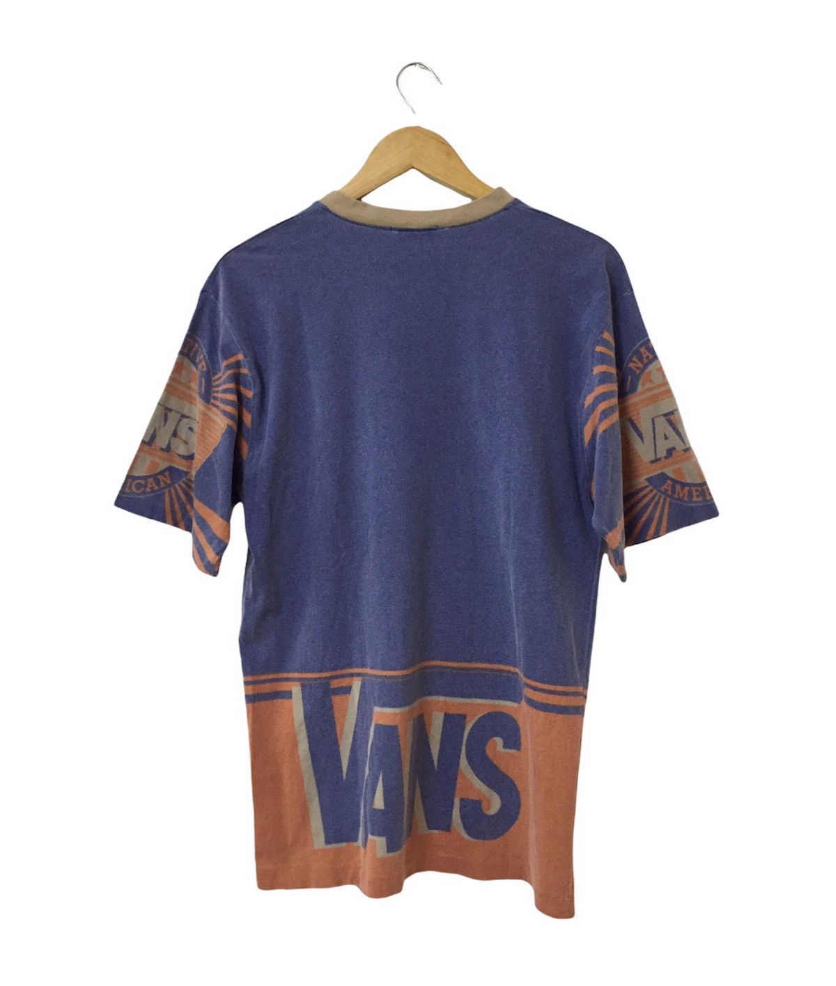 Powell Peralta VINTAGE 90s VANS USA NATIVE OG SKATEBOARDS BRAND LOGO TSHIRT Size US M / EU 48-50 / 2 - 7 Thumbnail
