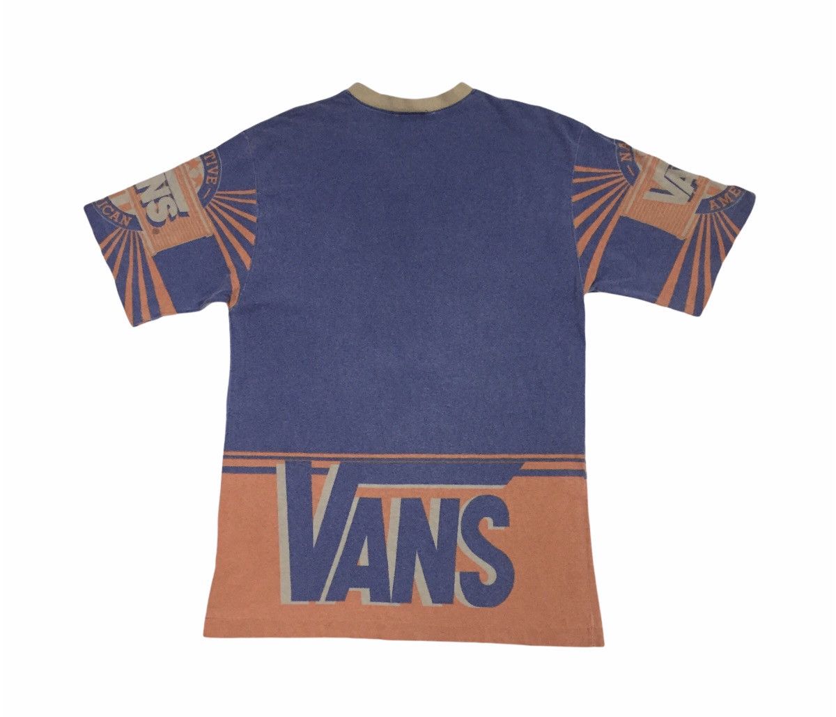 Powell Peralta VINTAGE 90s VANS USA NATIVE OG SKATEBOARDS BRAND LOGO TSHIRT Size US M / EU 48-50 / 2 - 9 Thumbnail