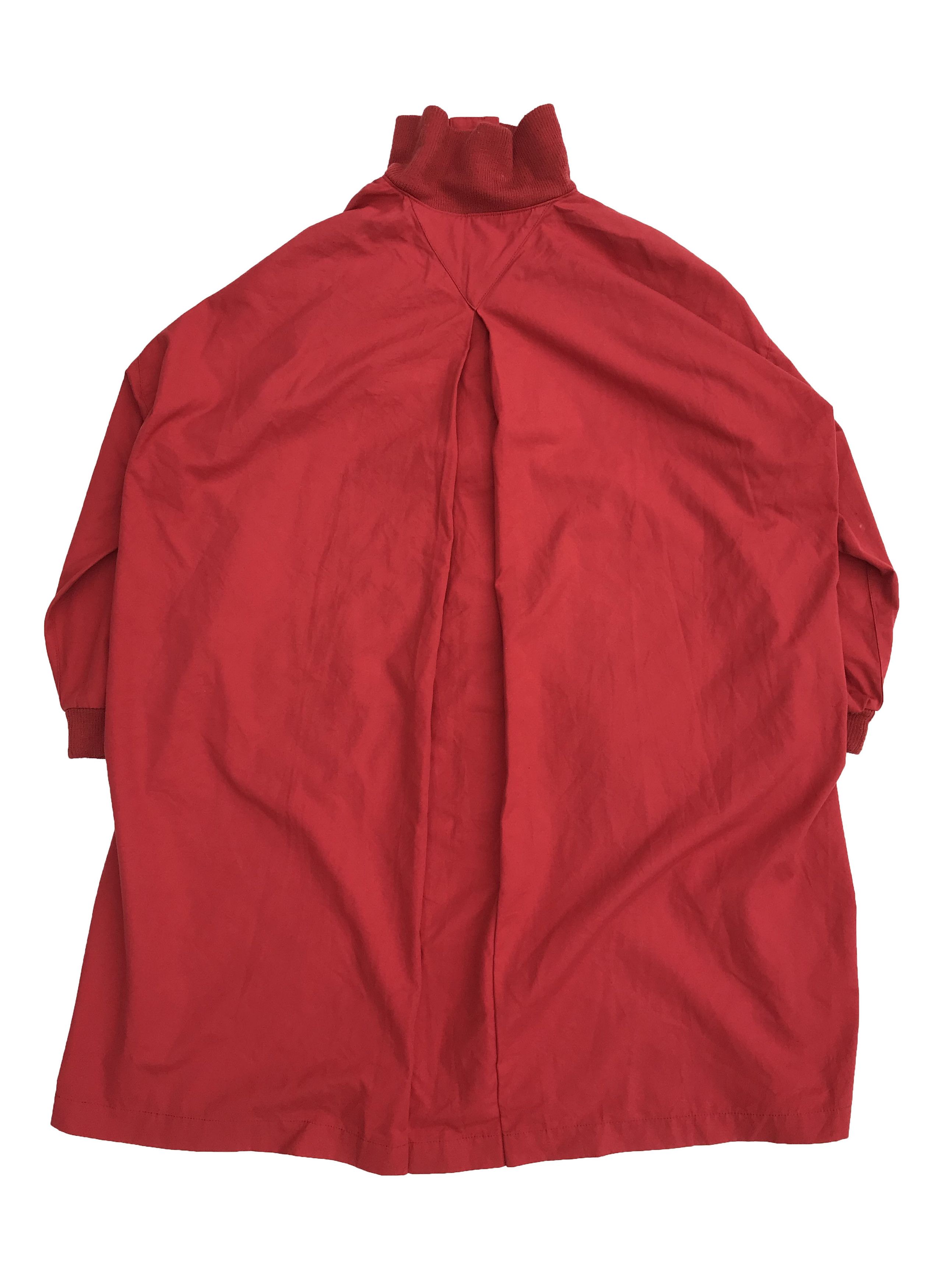 Issey Miyake IM Red Oversized Turtle Neck Jacket Size US M / EU 48-50 / 2 - 2 Thumbnail