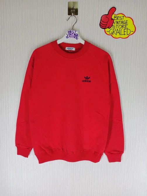 Adidas Vintage 90s Adidas Small Logo sweatshirt Size US M / EU 48-50 / 2 - 1 Thumbnail