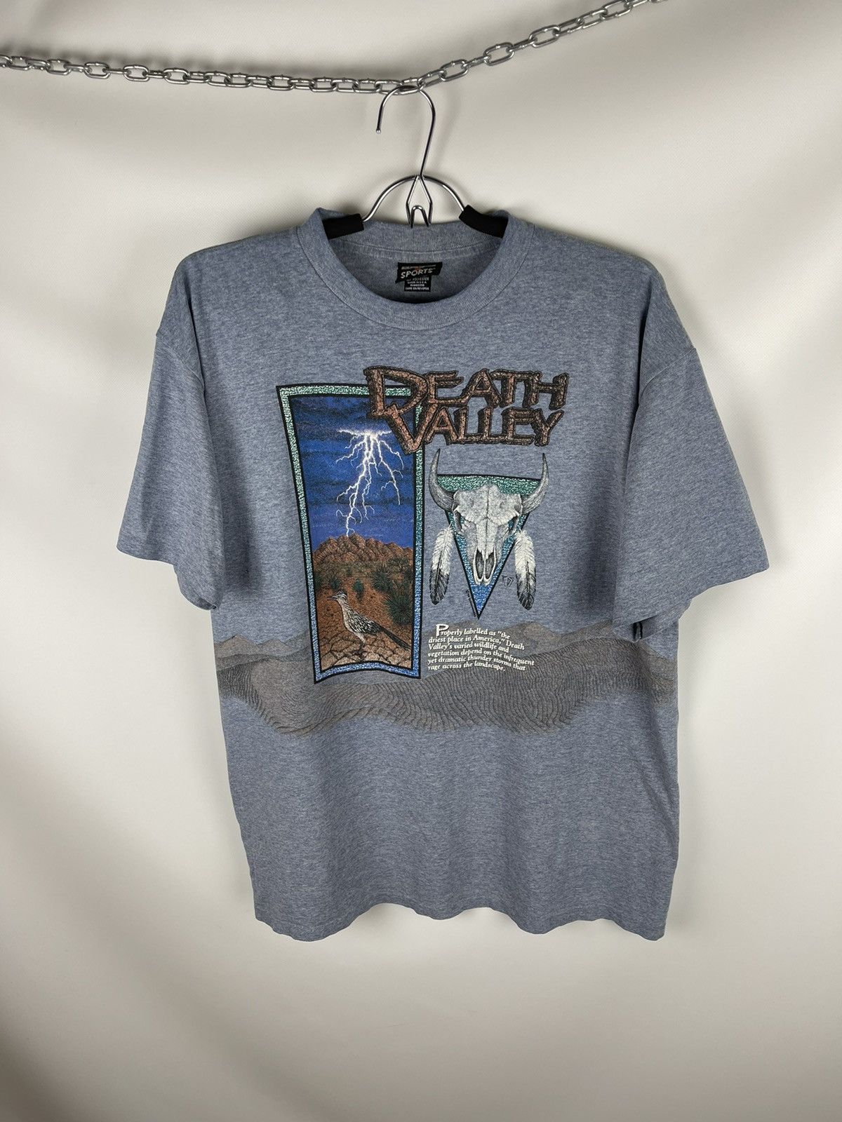 Signal Sport Signal Sports vintage 90s Death Valley made in USA tee shirt Size US L / EU 52-54 / 3 - 1 Thumbnail