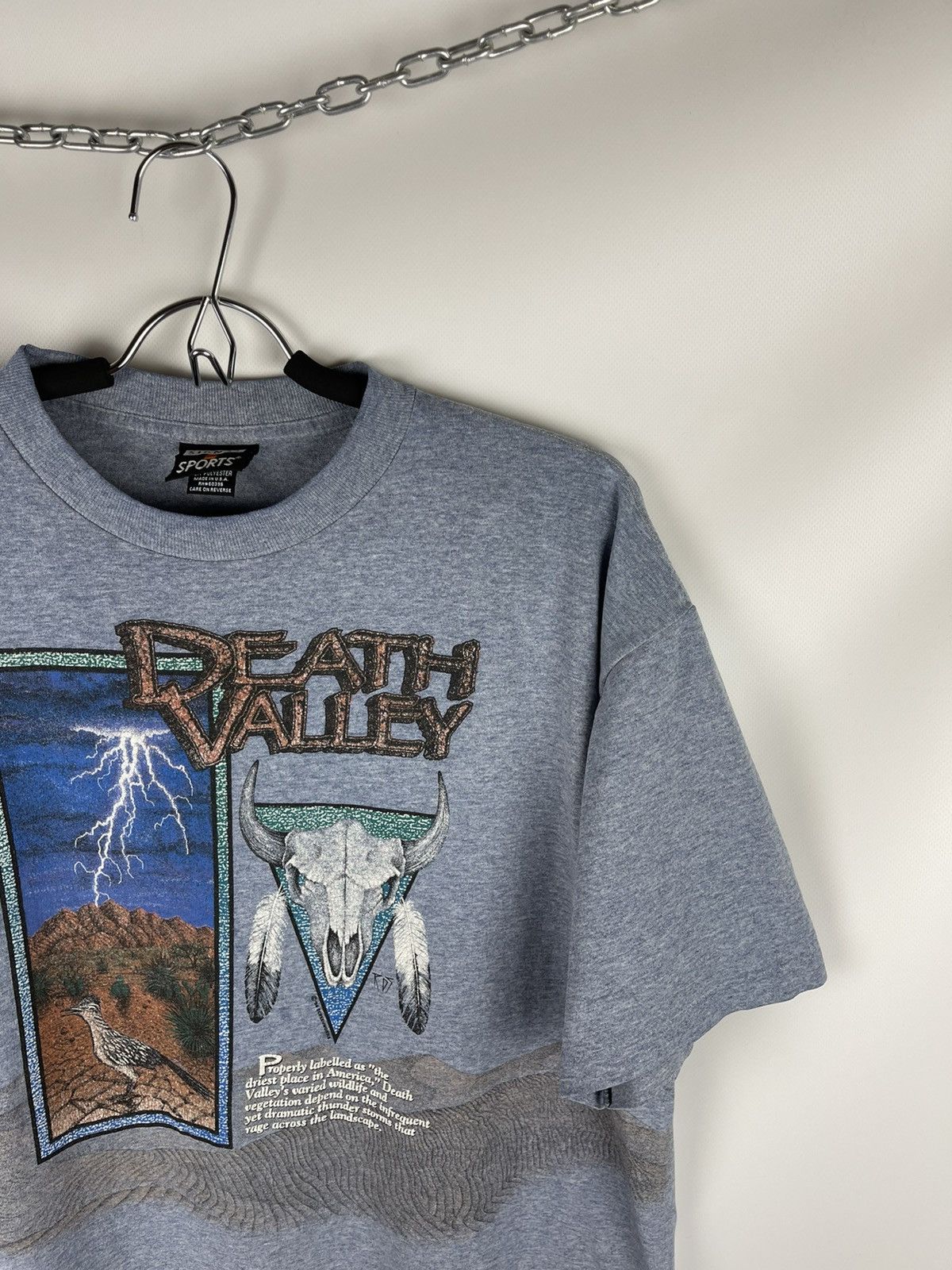 Signal Sport Signal Sports vintage 90s Death Valley made in USA tee shirt Size US L / EU 52-54 / 3 - 3 Thumbnail