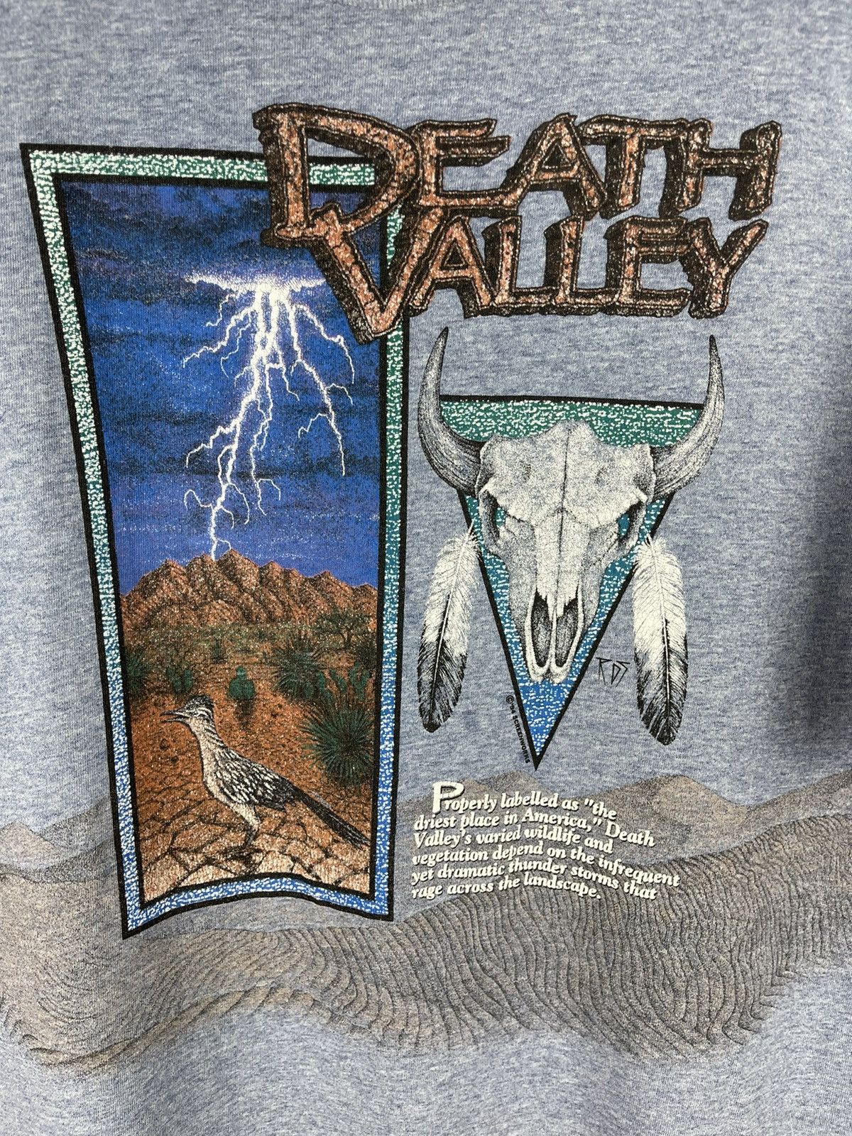 Signal Sport Signal Sports vintage 90s Death Valley made in USA tee shirt Size US L / EU 52-54 / 3 - 6 Thumbnail