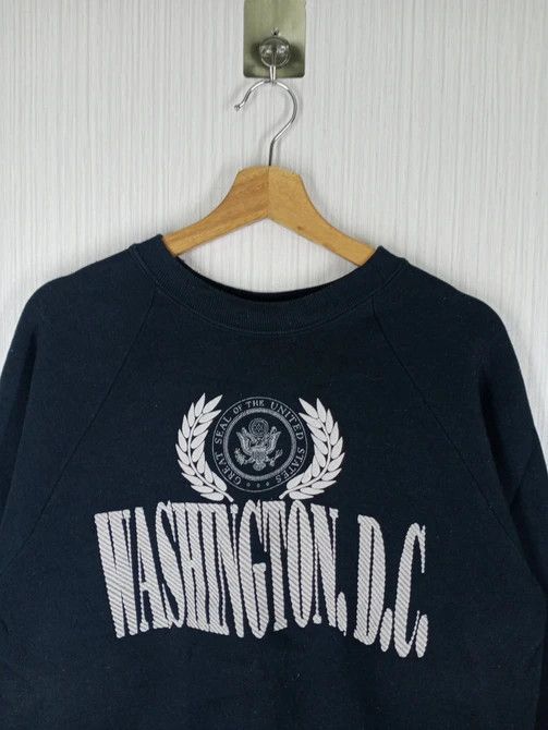 Vintage RARE VINTAGE 90'S WASHINGTON DC SWEATSHIRT Size US L / EU 52-54 / 3 - 1 Thumbnail