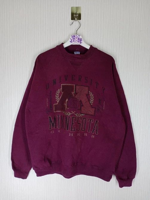 NCAA Vintage Minnesota Gophers University Big Logo Crewneck Size US XL / EU 56 / 4 - 2 Thumbnail