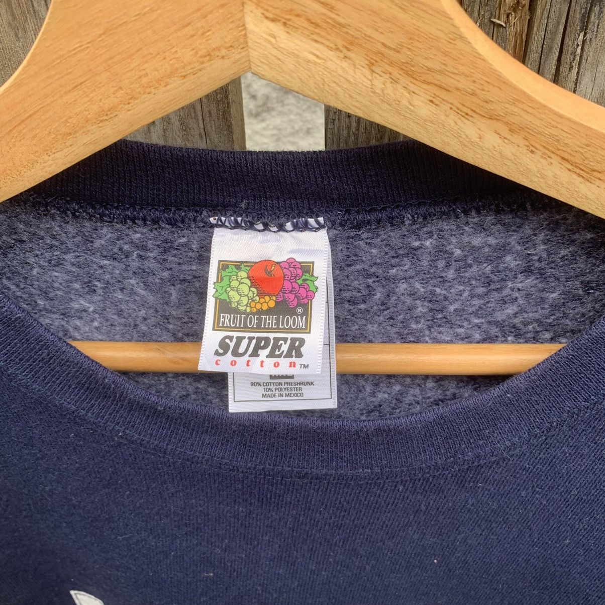 Fruit Of The Loom × Vintage 1990’s Vintage NYBC Sweater Baggy Jumper Pullover Hoodie Size US XL / EU 56 / 4 - 5 Thumbnail