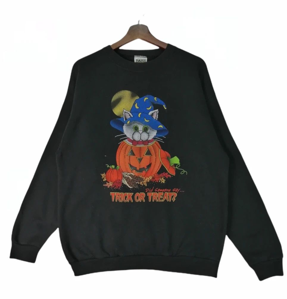 Tultex Vintage 90s Track Or Treat #cyber24 Size US L / EU 52-54 / 3 - 5 Thumbnail