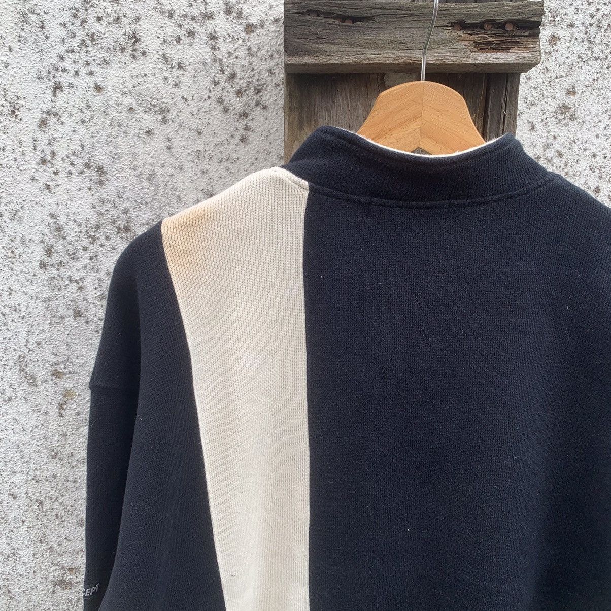 Japanese Brand × Vintage Precept Quarter Zip Sweater Baggy Jumper Pullover Size US XL / EU 56 / 4 - 10 Thumbnail