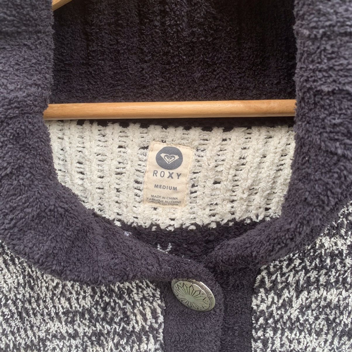 Japanese Brand ROXY Knit Shawl Collar Navajo Sweater Jacket Size US M / EU 48-50 / 2 - 9 Thumbnail