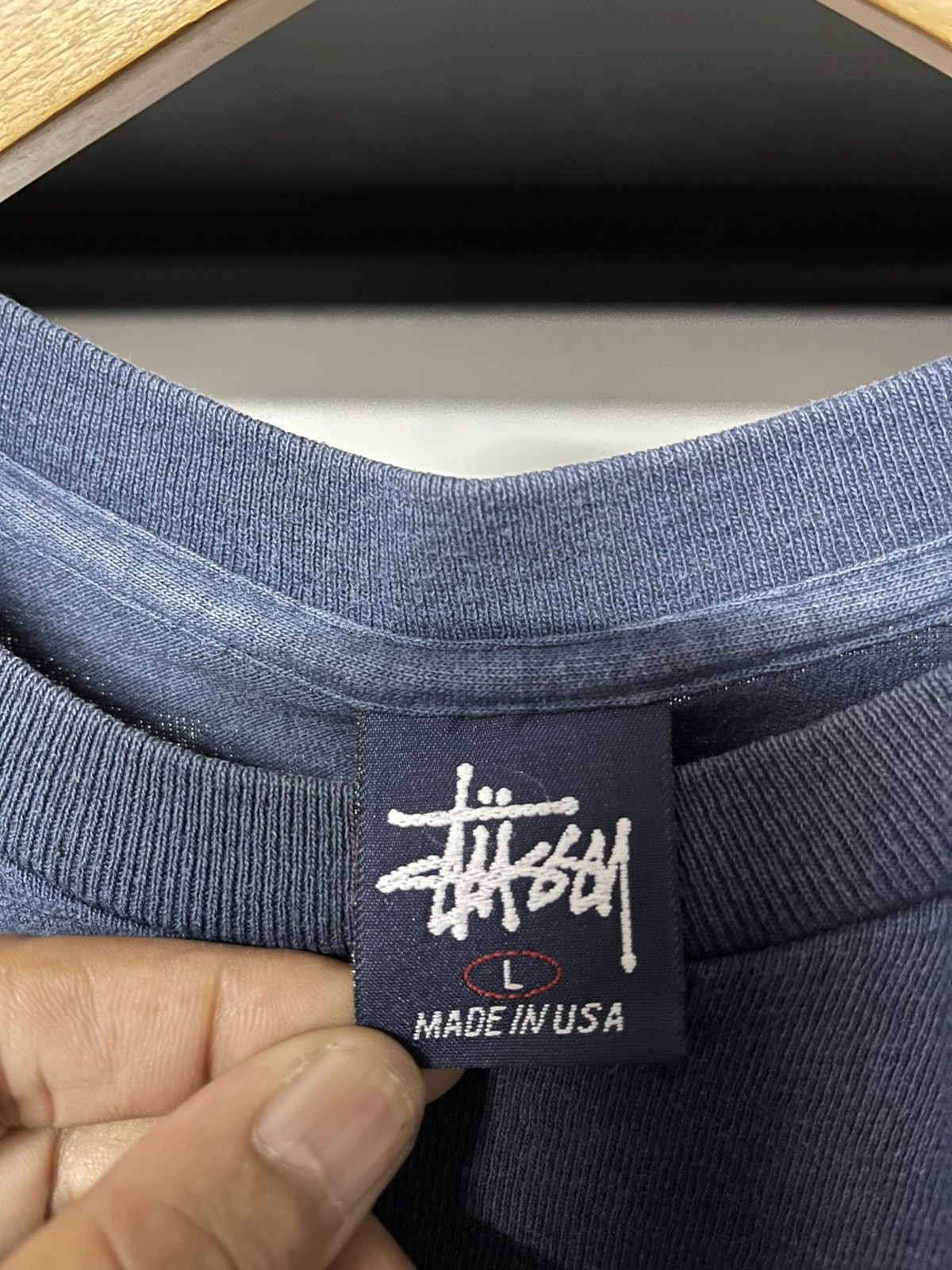Stussy × Vintage Vintage 90s Stussy Skateboard Faded Tees Usa Size US L / EU 52-54 / 3 - 3 Thumbnail