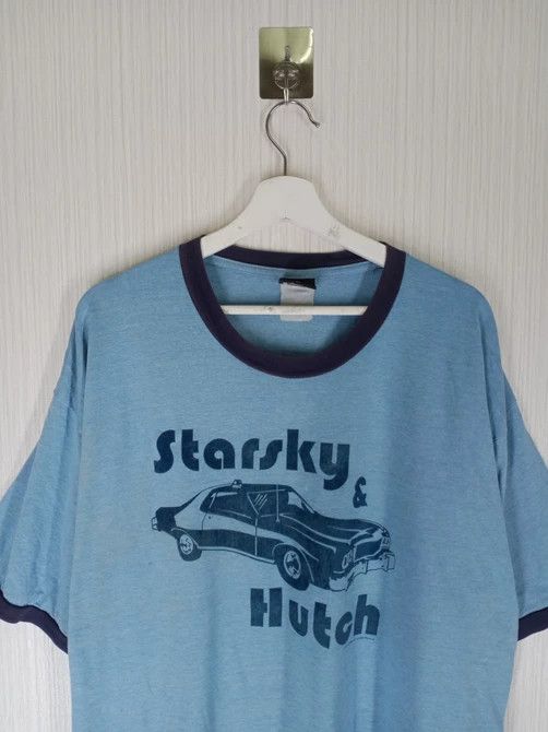 Vintage Rare Vintage 2004 Starsky And Hutch Ringer T Shirt Size US XL / EU 56 / 4 - 5 Thumbnail