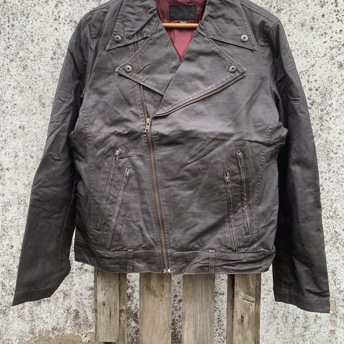 Japanese Brand × Mossimo MOSSIMO Double Collar Biker Jacket Medium Size Size US M / EU 48-50 / 2 - 4 Thumbnail