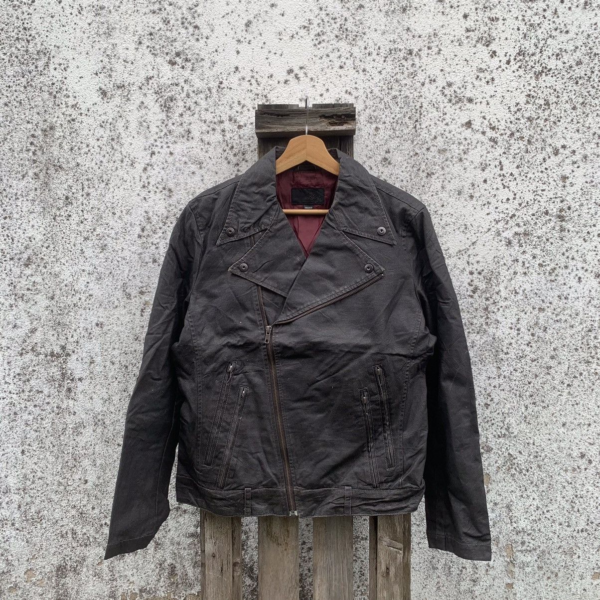 Japanese Brand × Mossimo MOSSIMO Double Collar Biker Jacket Medium Size Size US M / EU 48-50 / 2 - 1 Thumbnail
