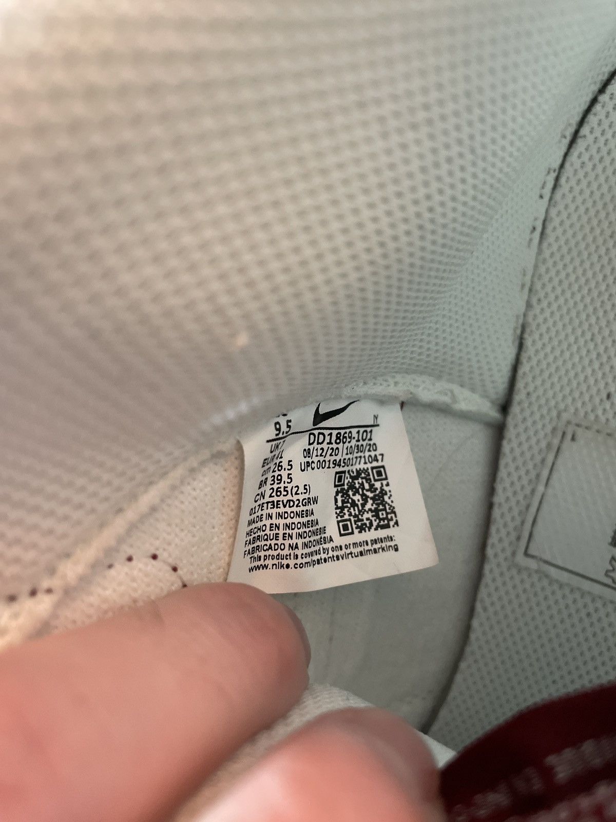 Nike Nike Dunk High Team Red (W) Size US 8 / EU 41 - 7 Thumbnail