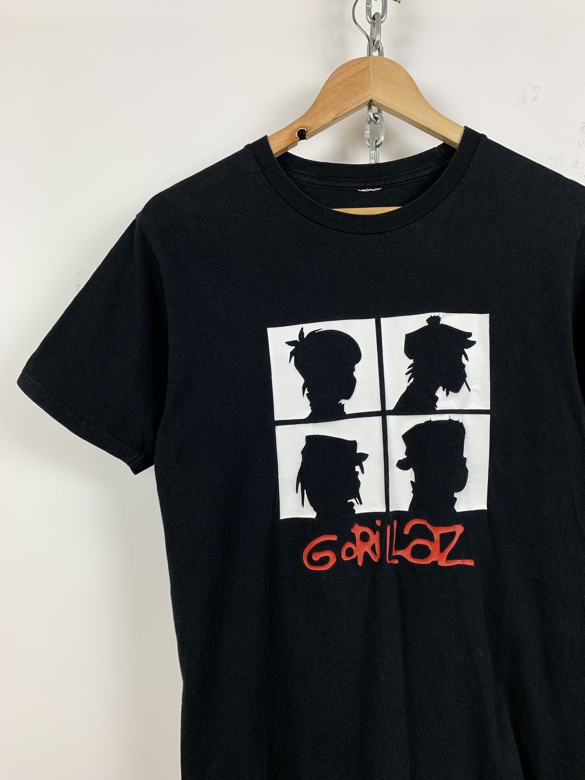 Band Tees Vintage Gorillaz Demon Days Black Band T-Shirt Size US S / EU 44-46 / 1 - 2 Thumbnail