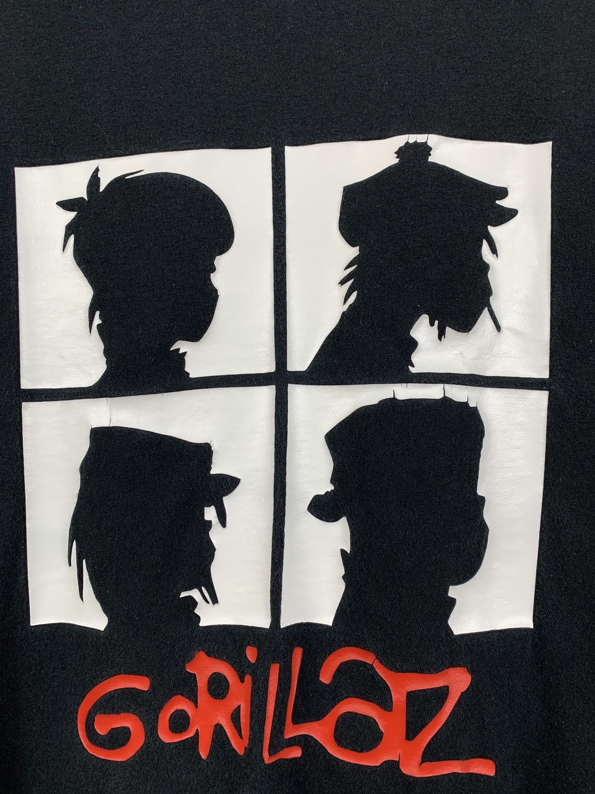 Band Tees Vintage Gorillaz Demon Days Black Band T-Shirt Size US S / EU 44-46 / 1 - 5 Thumbnail
