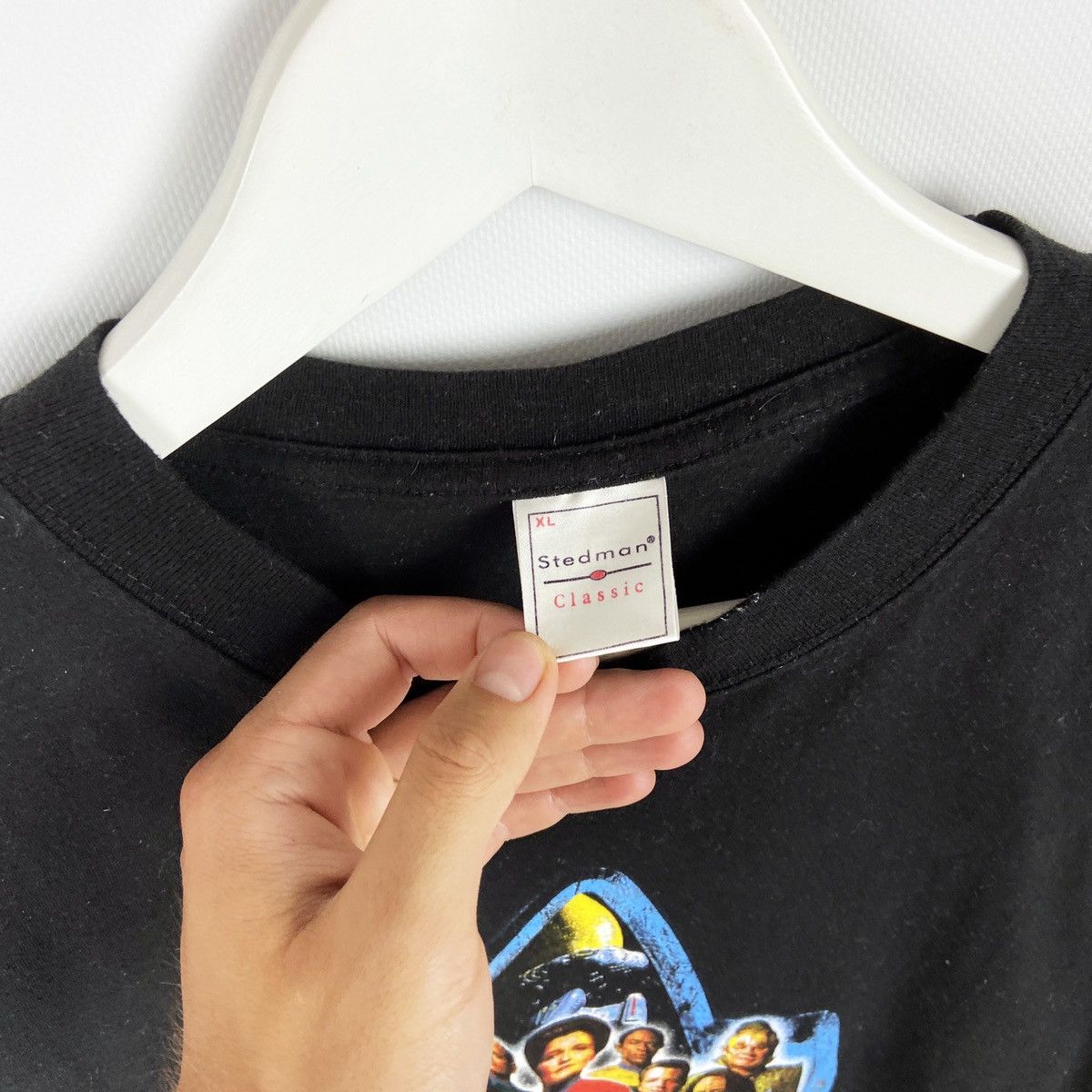 Vintage Vintage 2003 Star Trek Voyager 00s TV series Cosmos tee Size US XL / EU 56 / 4 - 5 Thumbnail
